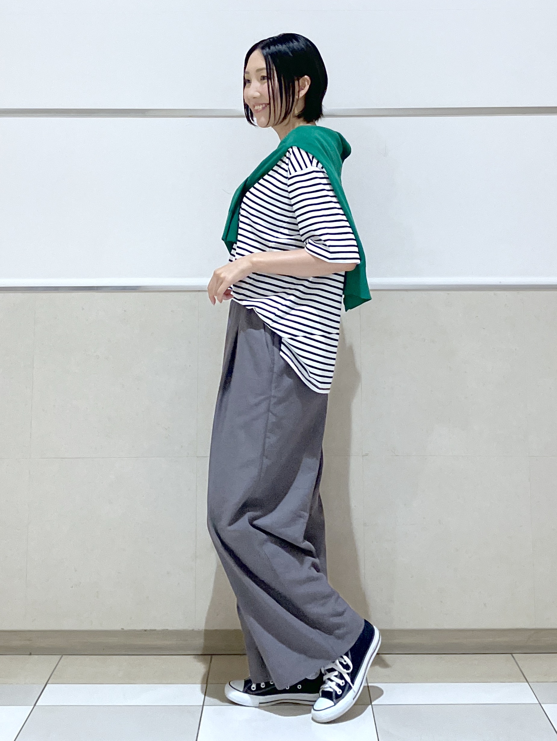 eriko さんの「Dessin｜【UVカット/接触冷感】プレーティングTシャツ」を使ったコーディネート