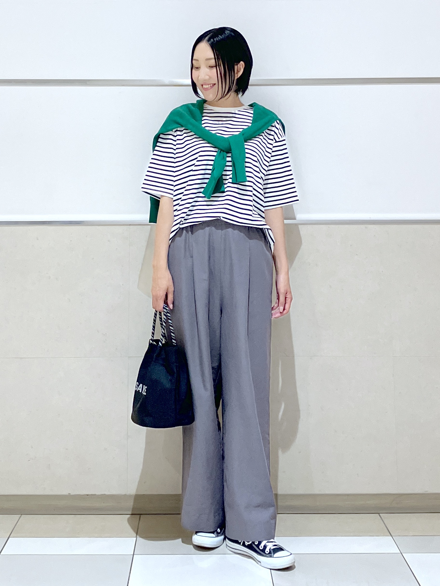 eriko さんの「Dessin｜【UVカット/接触冷感】プレーティングTシャツ」を使ったコーディネート