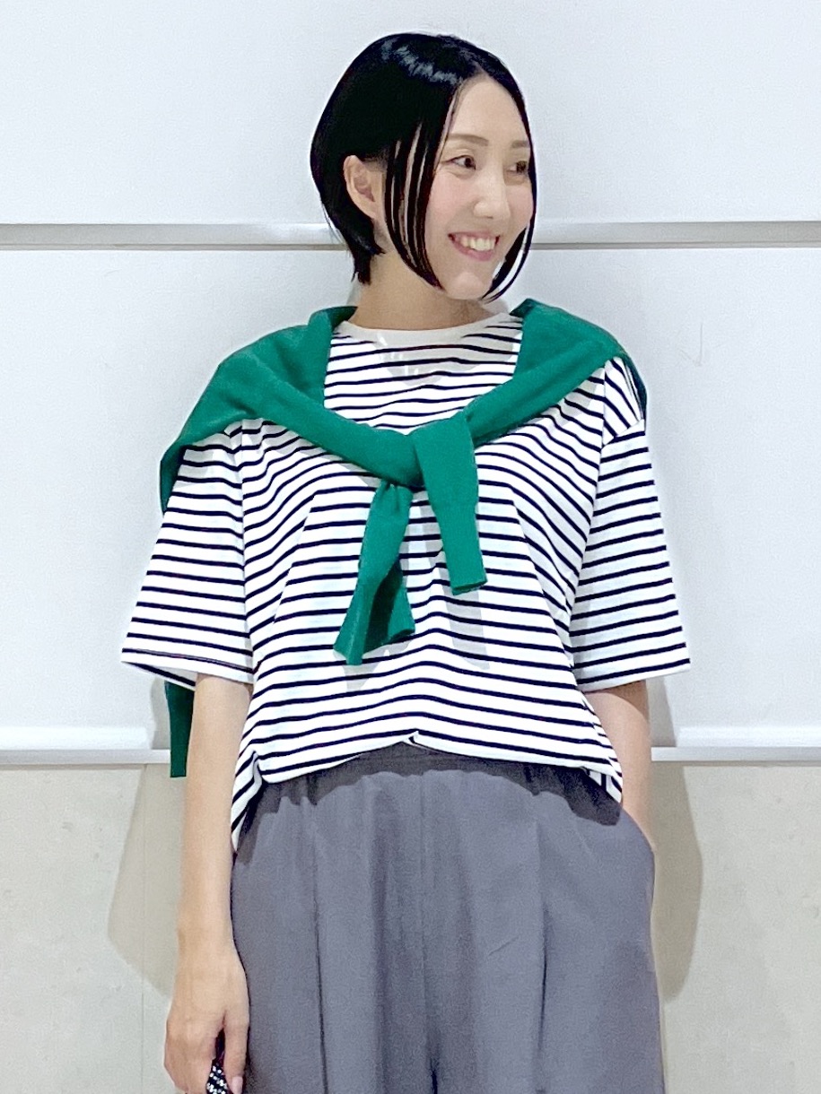 eriko さんの「Dessin｜【UVカット/接触冷感】プレーティングTシャツ」を使ったコーディネート