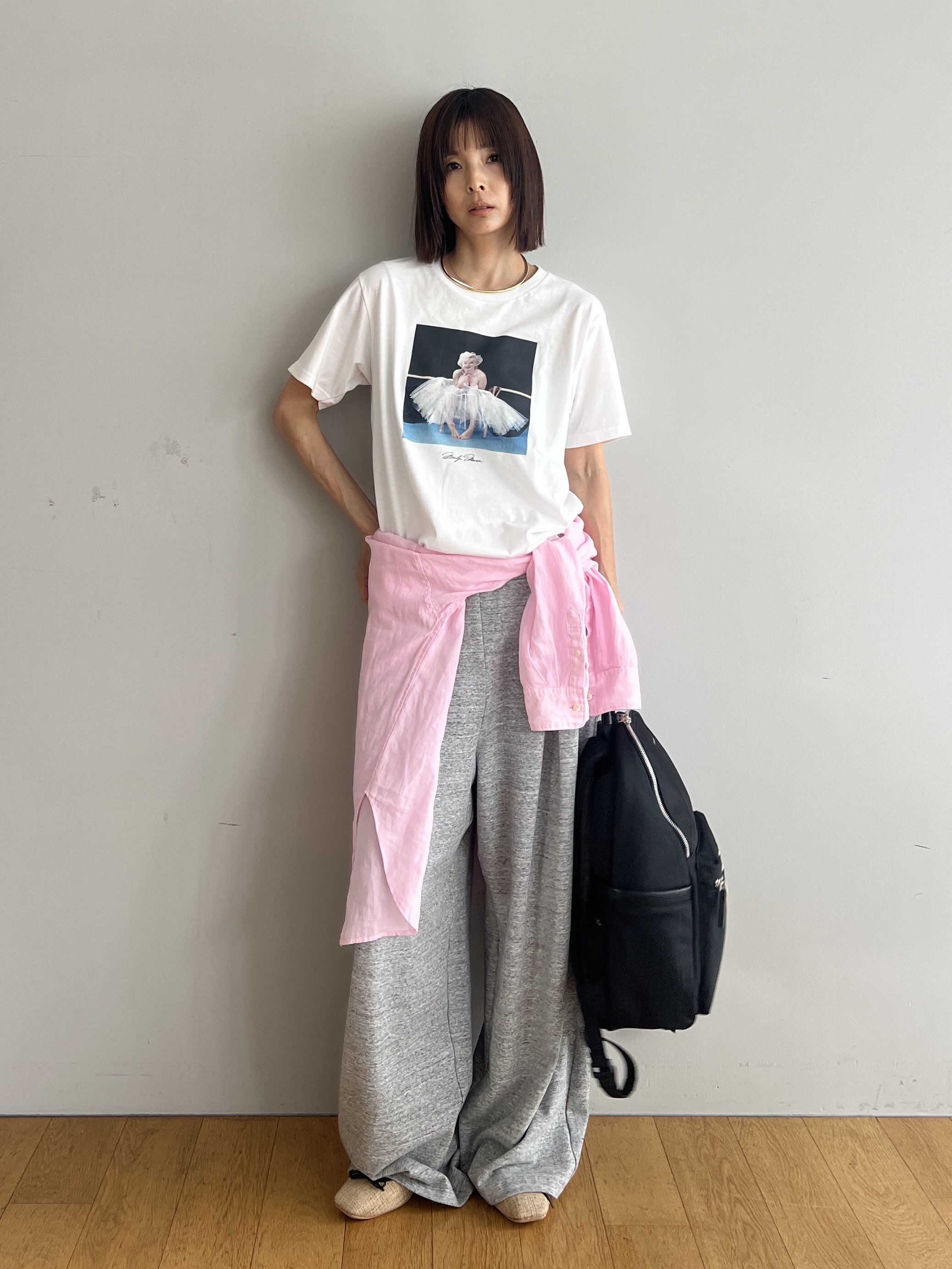 misaさんの「DRESSTERIOR｜パナマ風バレエシューズ」を使ったコーディネート