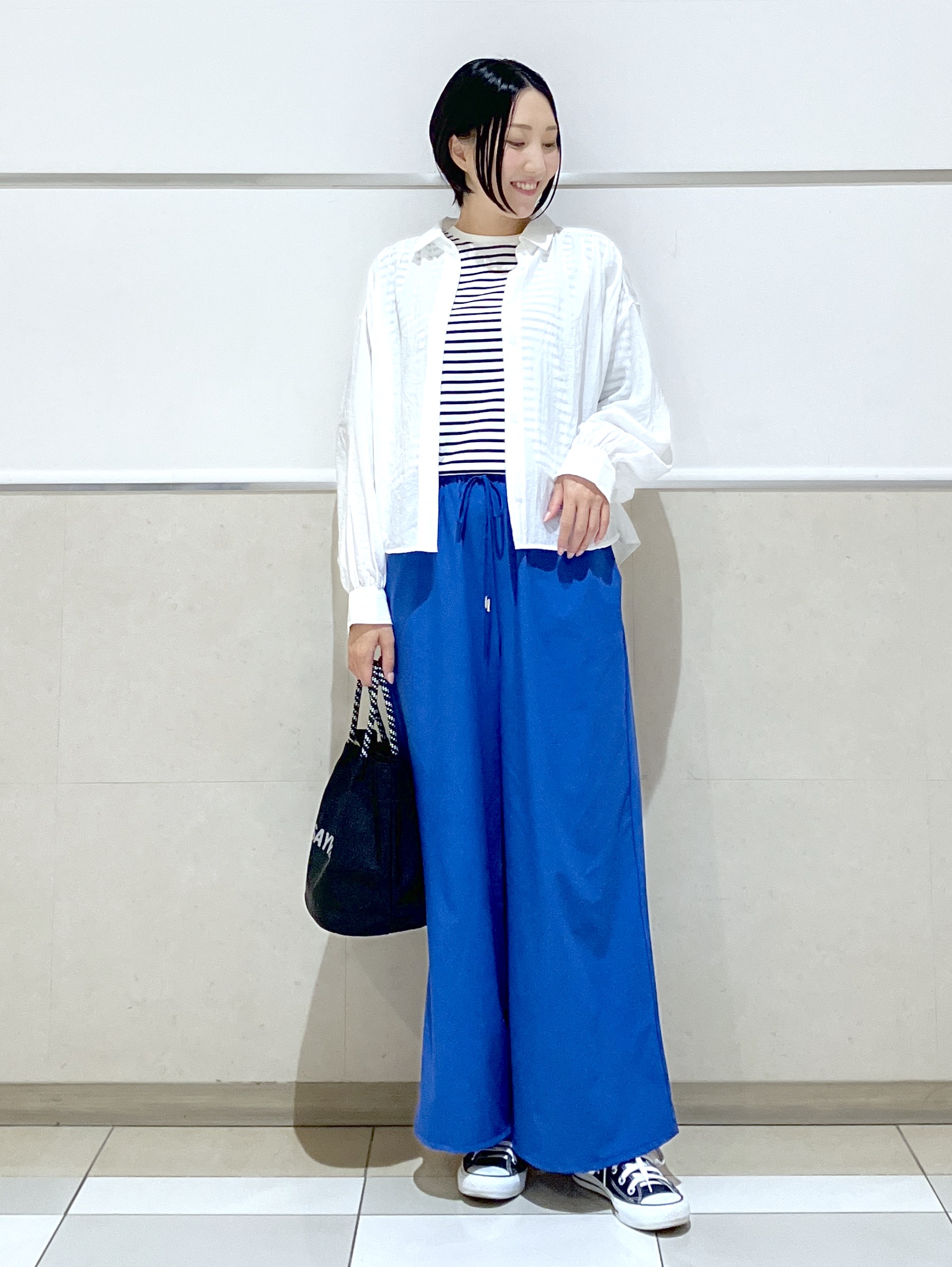 eriko さんの「Dessin｜【UVカット/接触冷感】プレーティングTシャツ」を使ったコーディネート