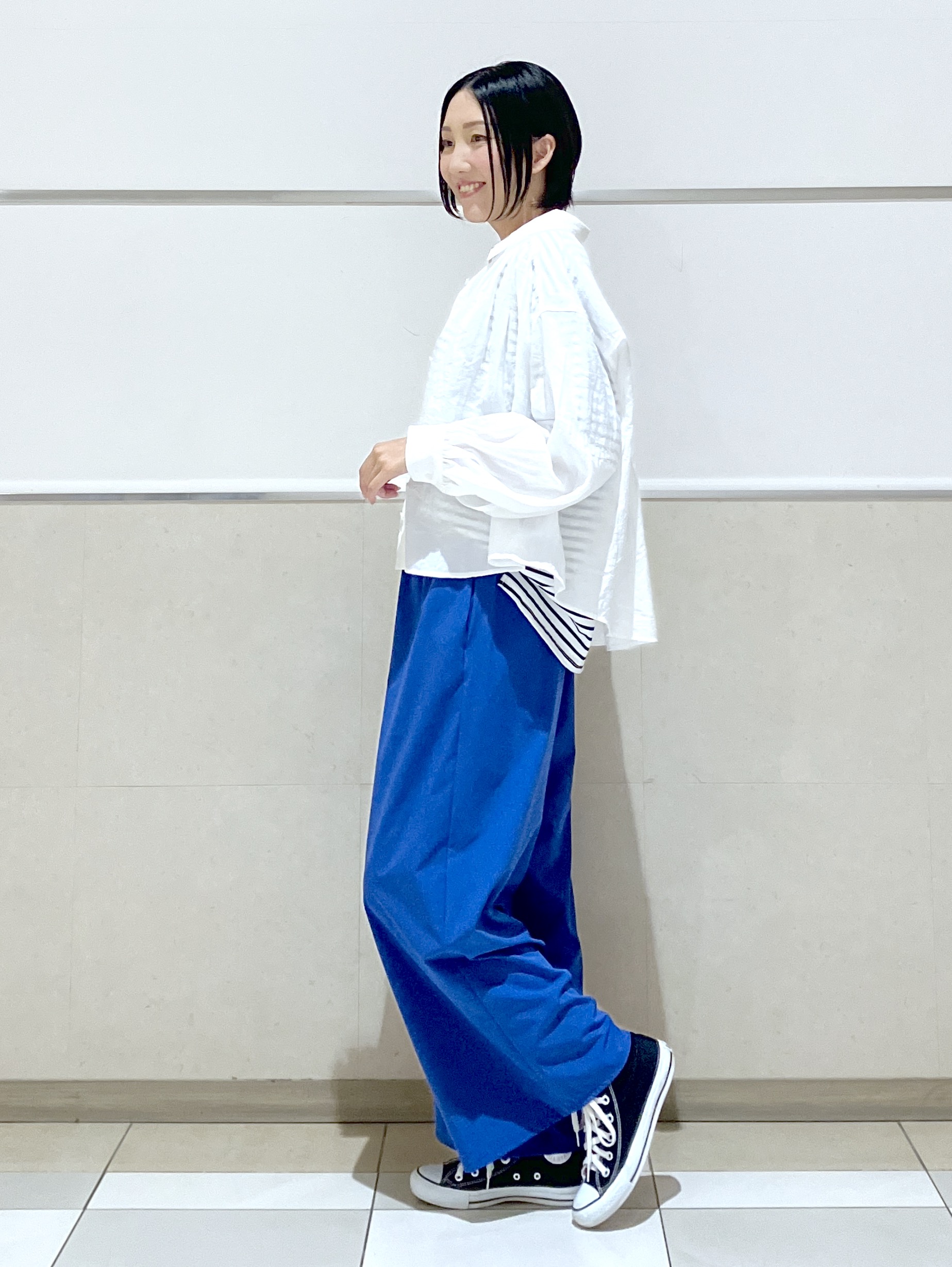 eriko さんの「Dessin｜【UVカット/接触冷感】プレーティングTシャツ」を使ったコーディネート
