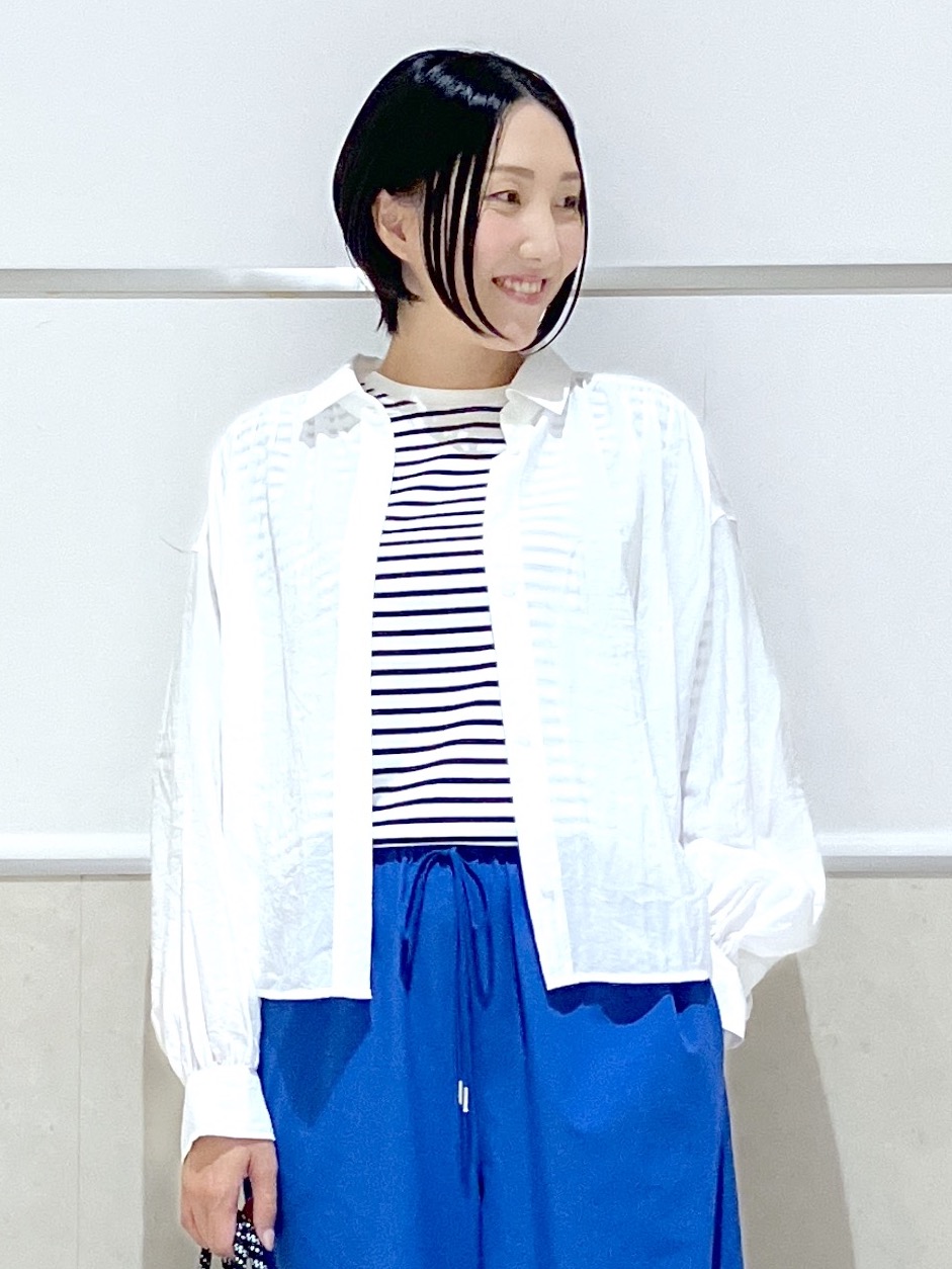 eriko さんの「Dessin｜【UVカット/接触冷感】プレーティングTシャツ」を使ったコーディネート
