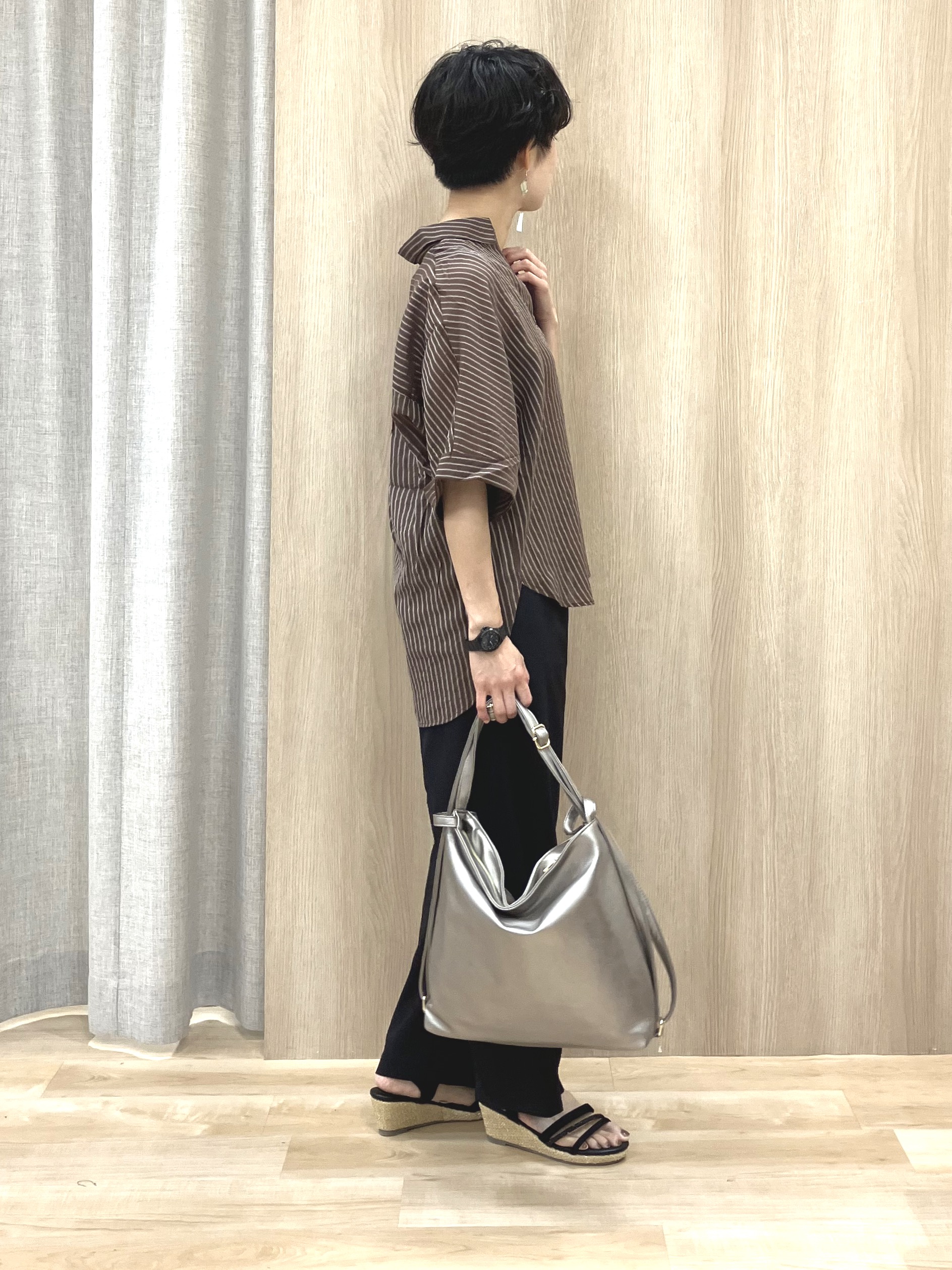 Keiさんの「grove｜【貴島明日香さん着用】シアードッキングスクエアタンク」を使ったコーディネート
