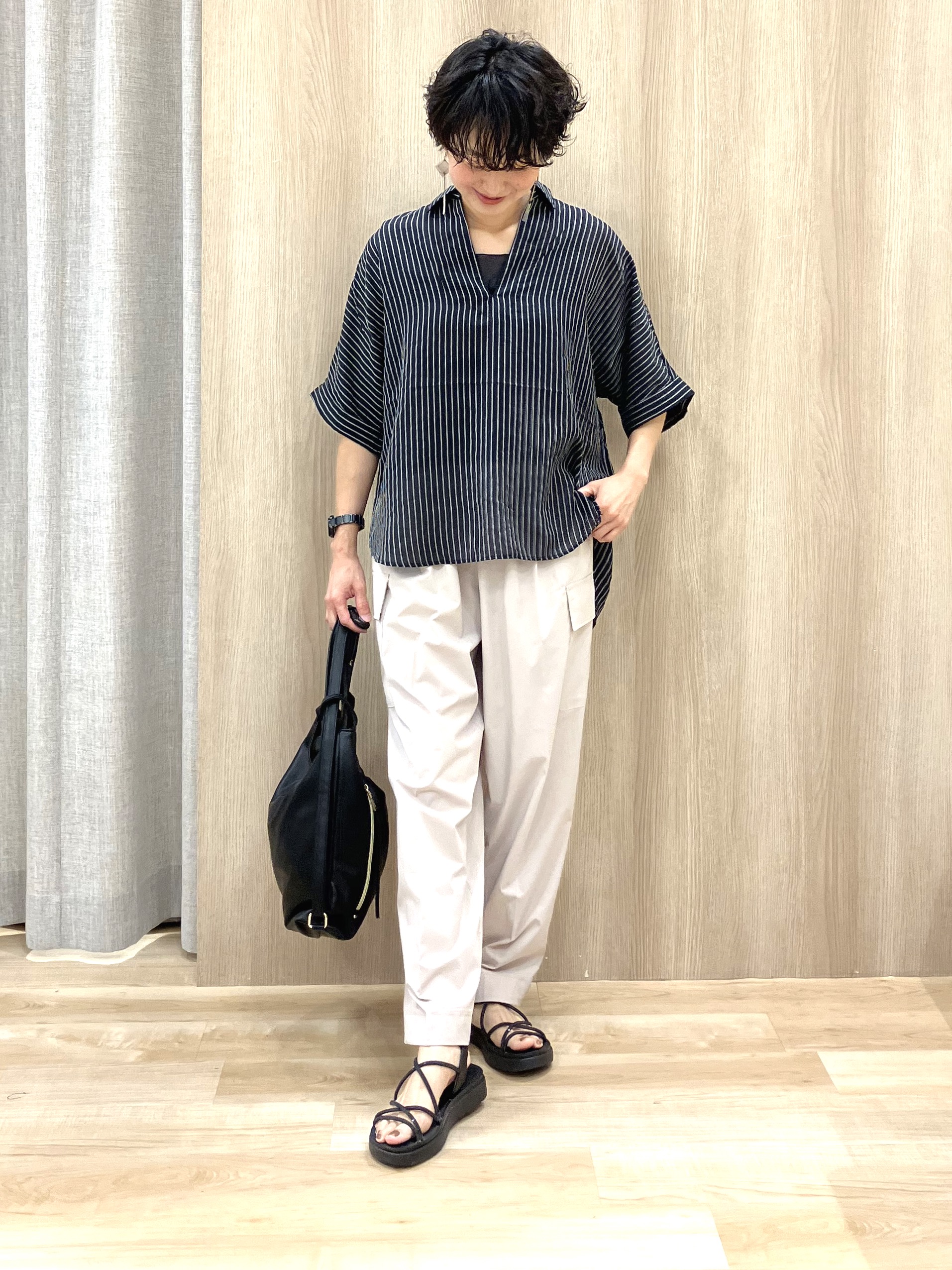 Keiさんの「grove｜【貴島明日香さん着用】シアードッキングスクエアタンク」を使ったコーディネート