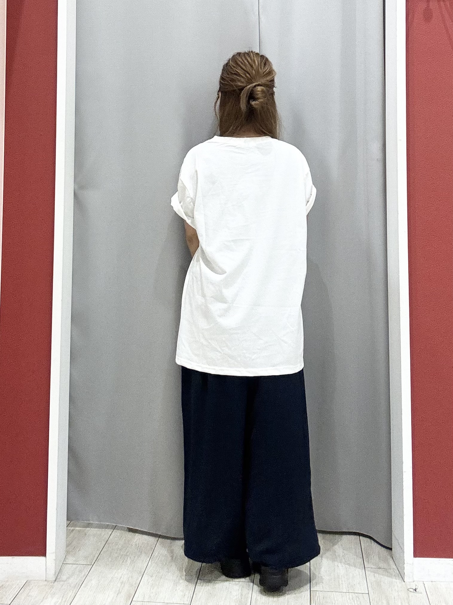 shioさんの「SHOO･LA･RUE｜【ひんやり/S-LL】選べる4柄　デイリー使いにぴったりなアソートTシャツ」を使ったコーディネート