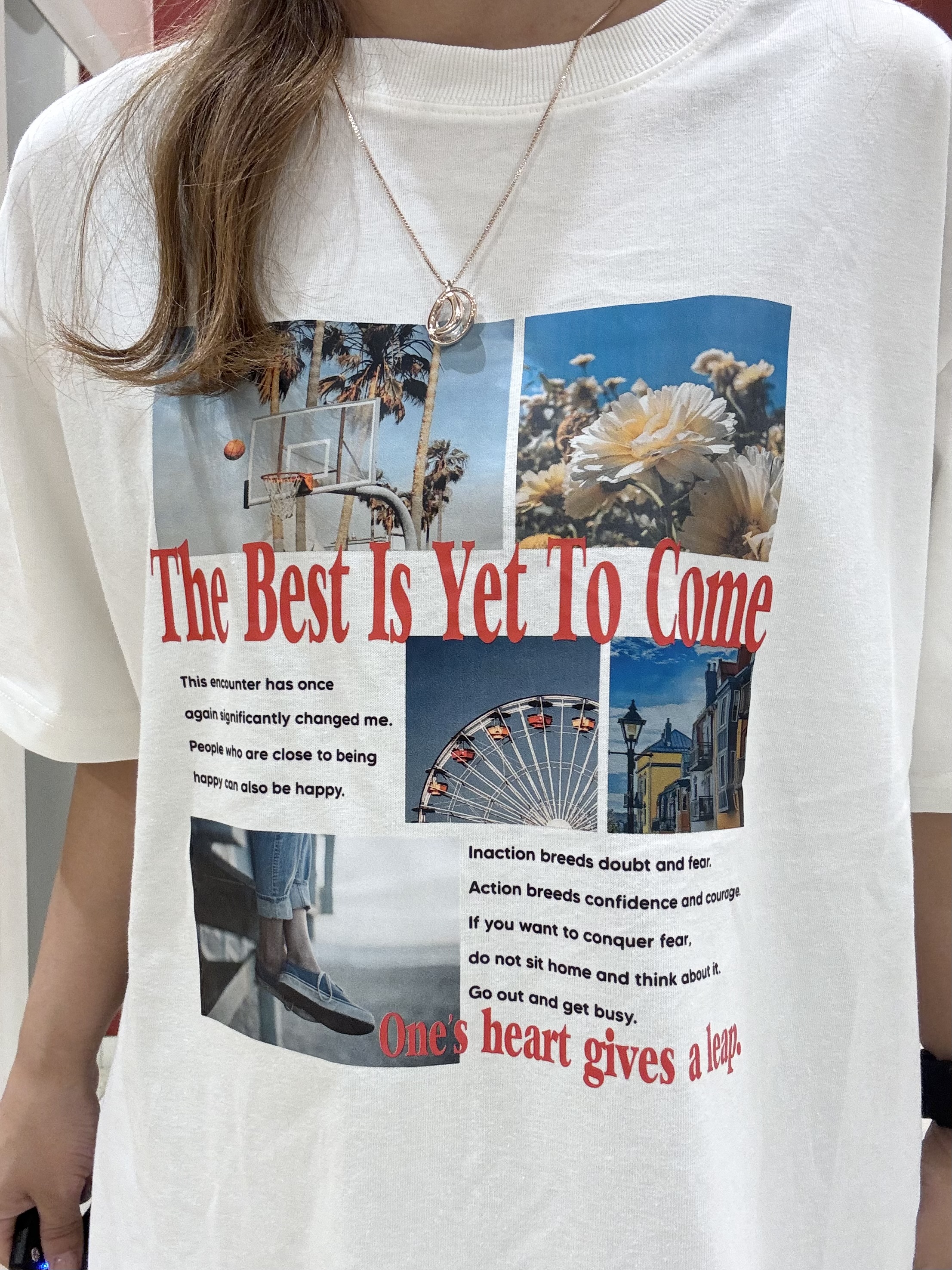shioさんの「SHOO･LA･RUE｜【ひんやり/S-LL】選べる4柄　デイリー使いにぴったりなアソートTシャツ」を使ったコーディネート