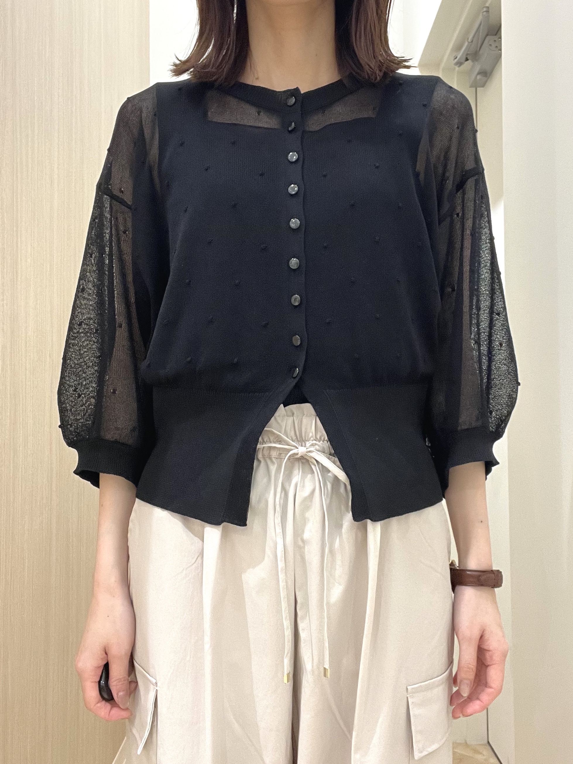  おまつさんの「grove｜シアードットカーディガン」を使ったコーディネート