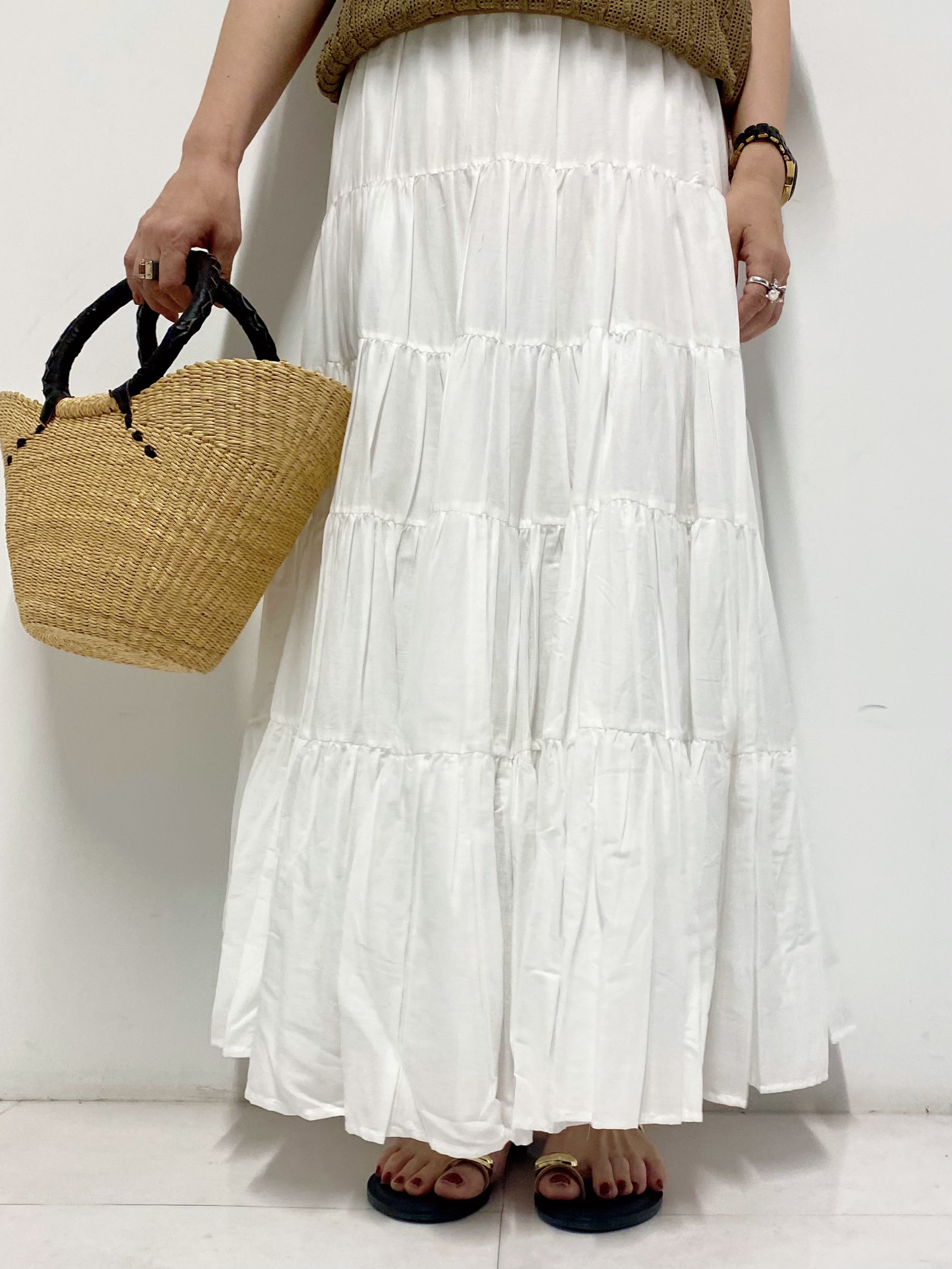 Sawaguchiさんの「DRESSTERIOR｜【体系カバー/日除け】ドルマンスリーブ シアーメッシュプルオーバー」を使ったコーディネート
