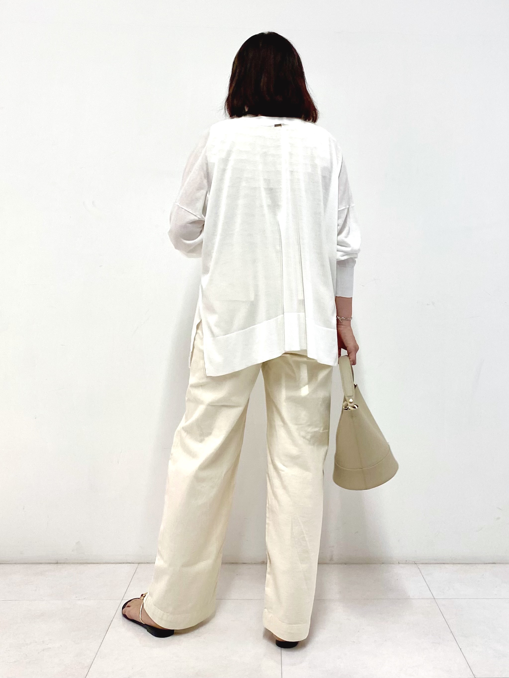 Sawaguchiさんの「DRESSTERIOR｜【接触冷感/UVカット】ウォッシャブル スピンコットン カーディガン」を使ったコーディネート