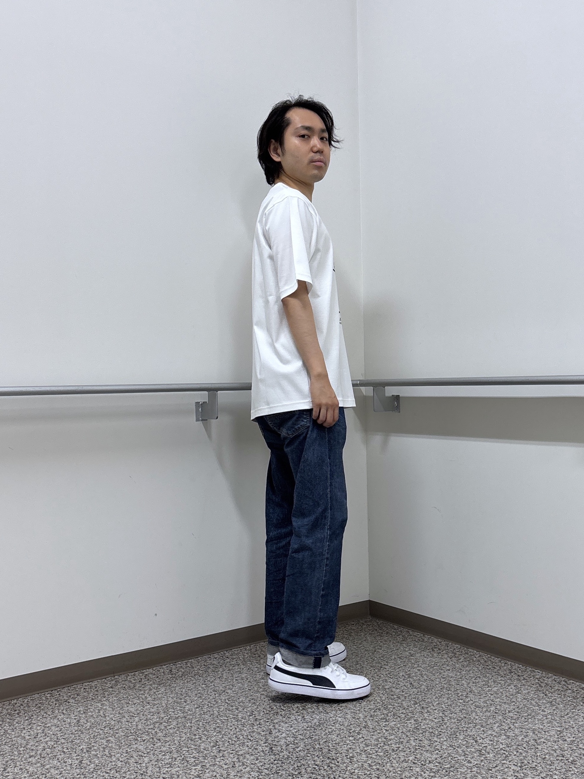 KEIさんの「TAKEO KIKUCHI｜【BOWLER HAT LABEL】アイスクリアコットン ワンストローク 半袖Tシャツ」を使ったコーディネート