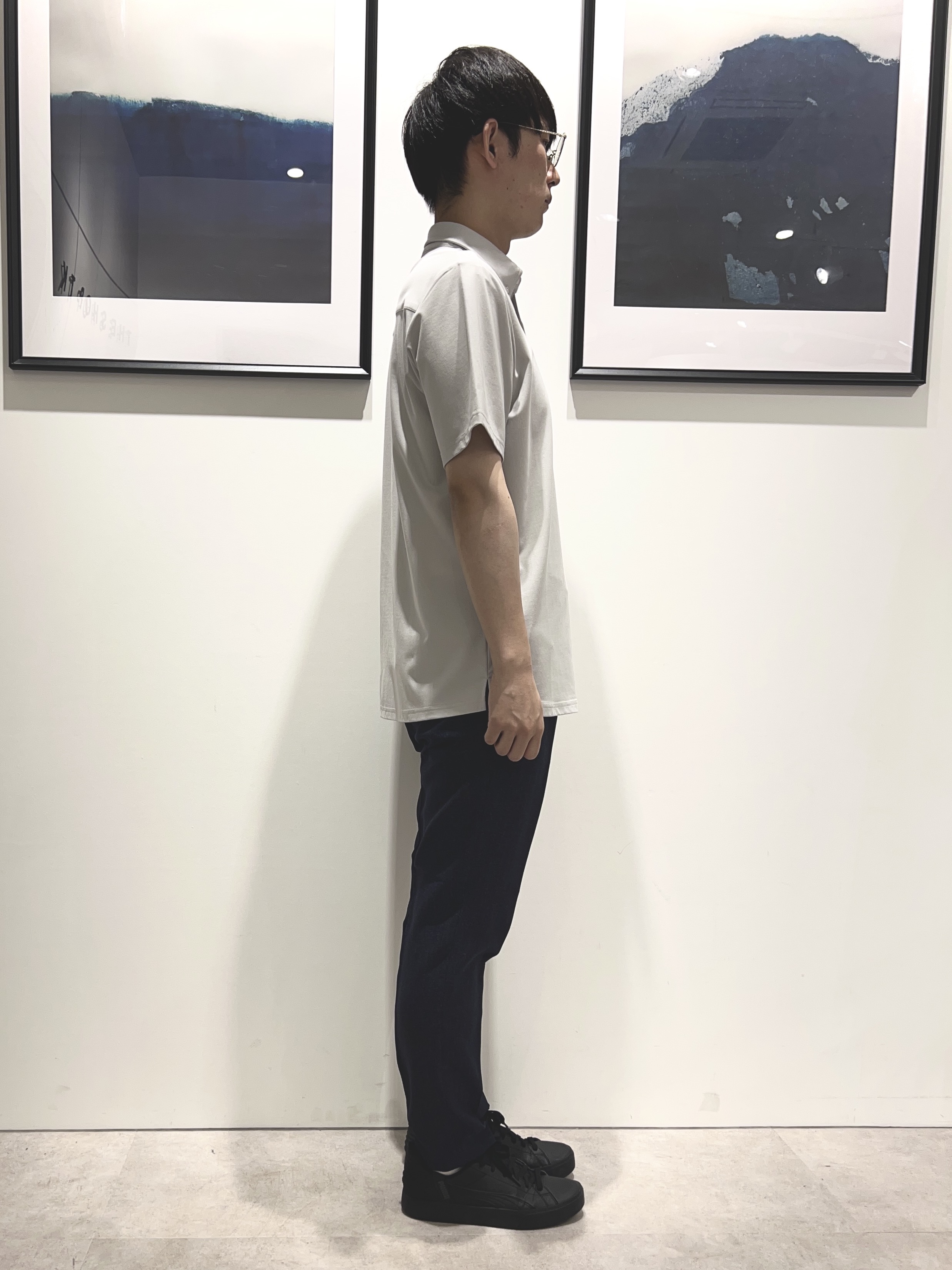 。さんの「THE SHOP TK｜アイス カノコポロシャツ【接触冷感／洗濯機OK】」を使ったコーディネート