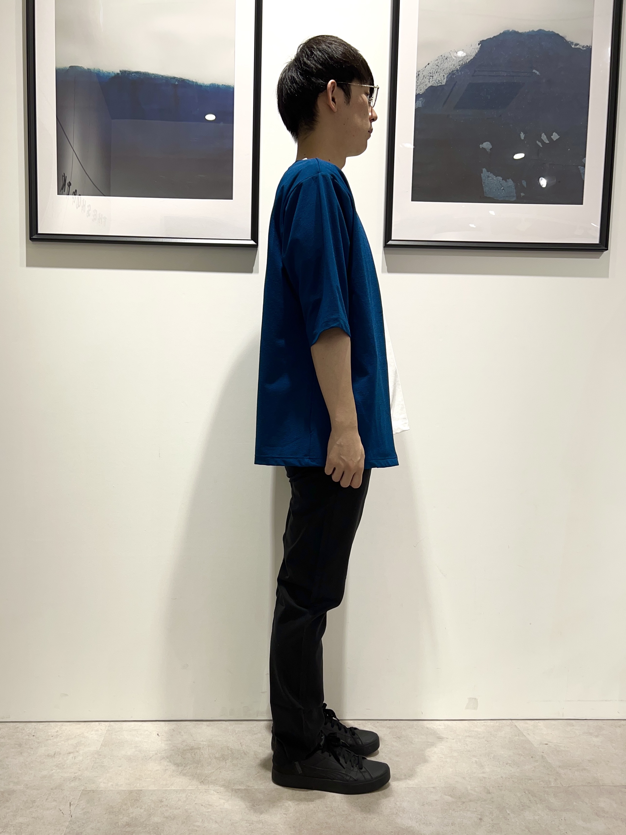 。さんの「THE SHOP TK｜メッシュ五分袖カーディガン＋半袖Tシャツ セットアイテム 洗濯機OK」を使ったコーディネート