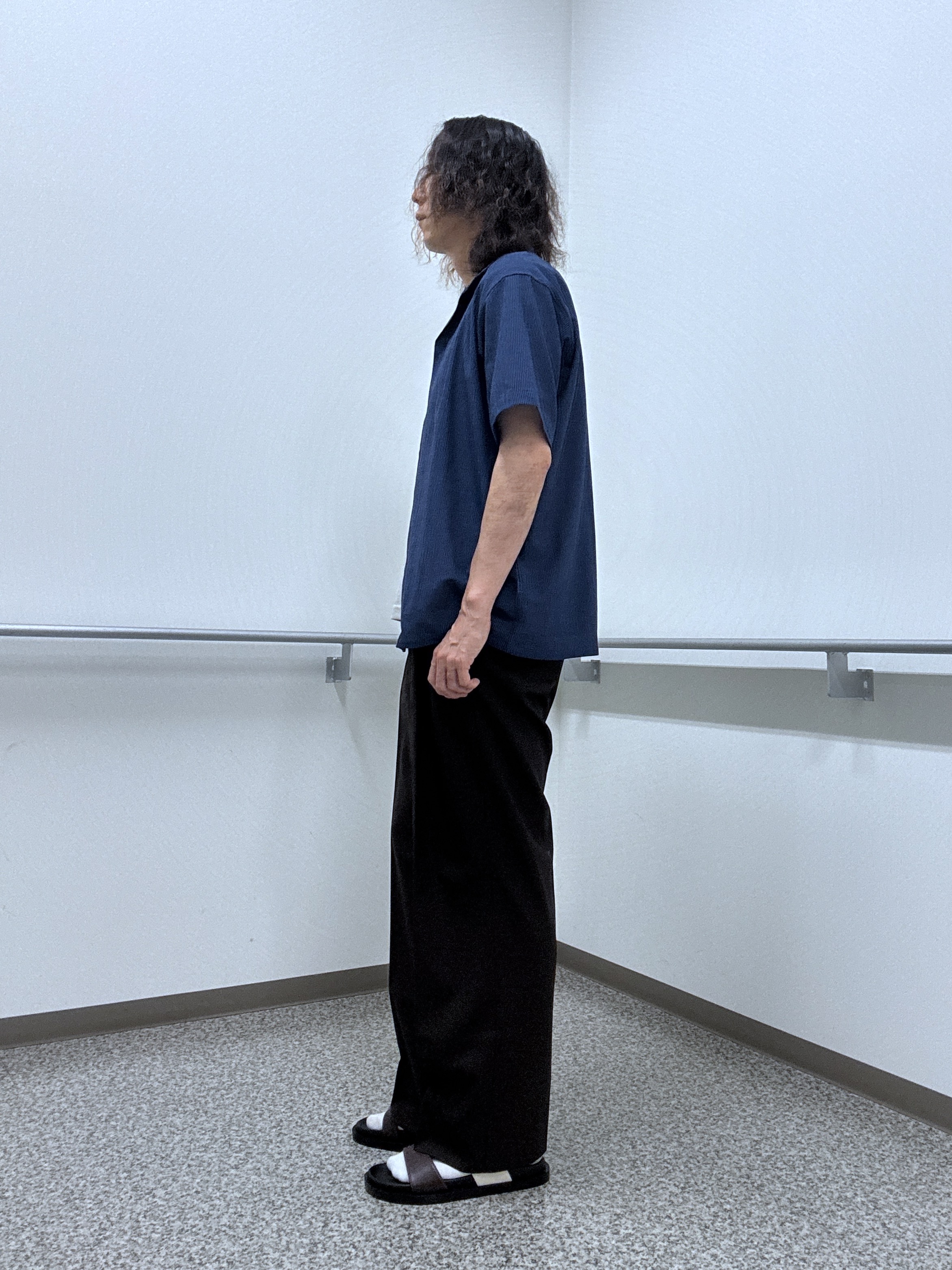 おーのさんの「TAKEO KIKUCHI｜【通気性】トリコットサッカー オープンカラー シャツ」を使ったコーディネート