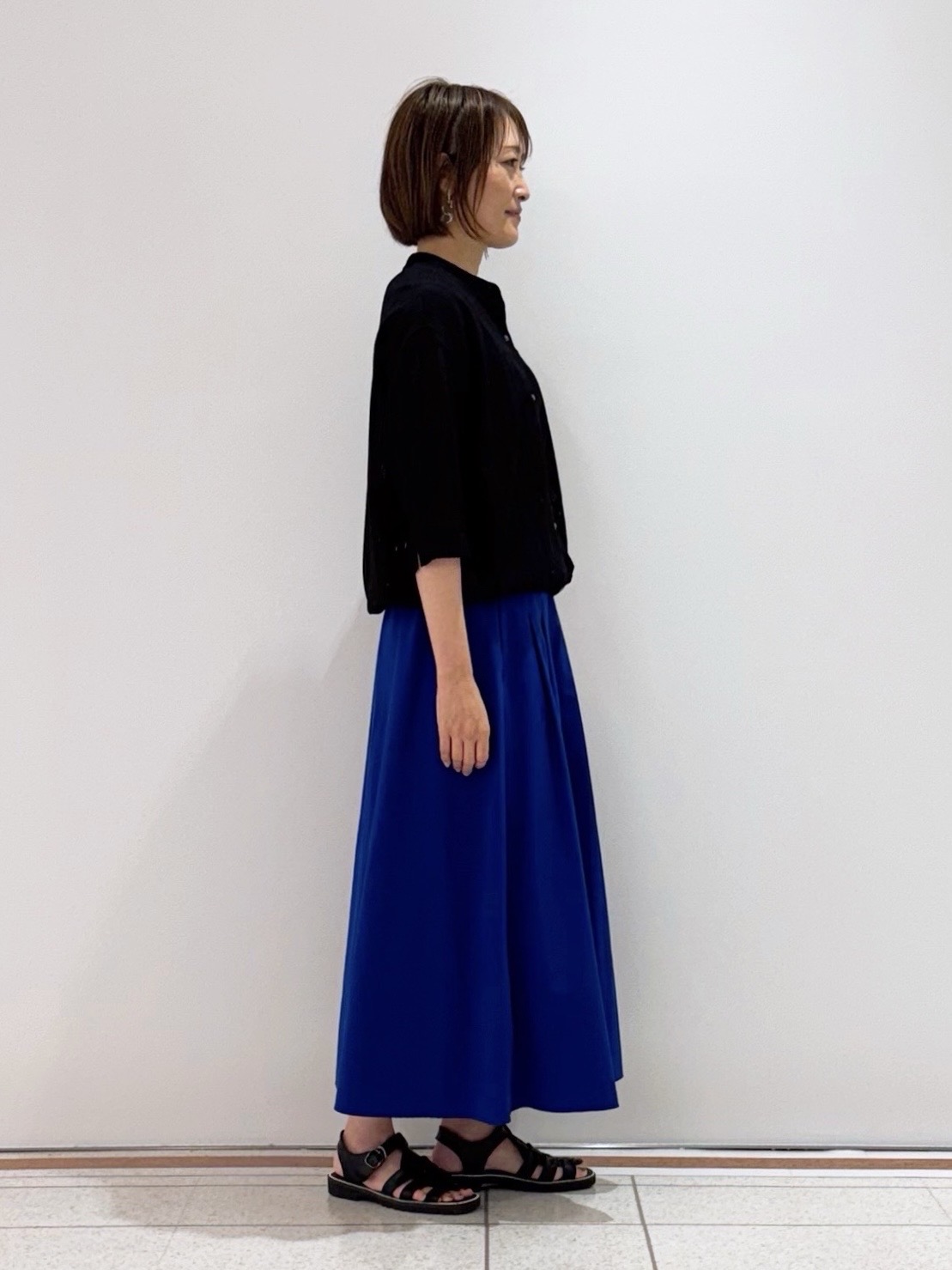 mikaさんの「INDIVI｜【さらっと素材／洗える】キカレースブラウス」を使ったコーディネート