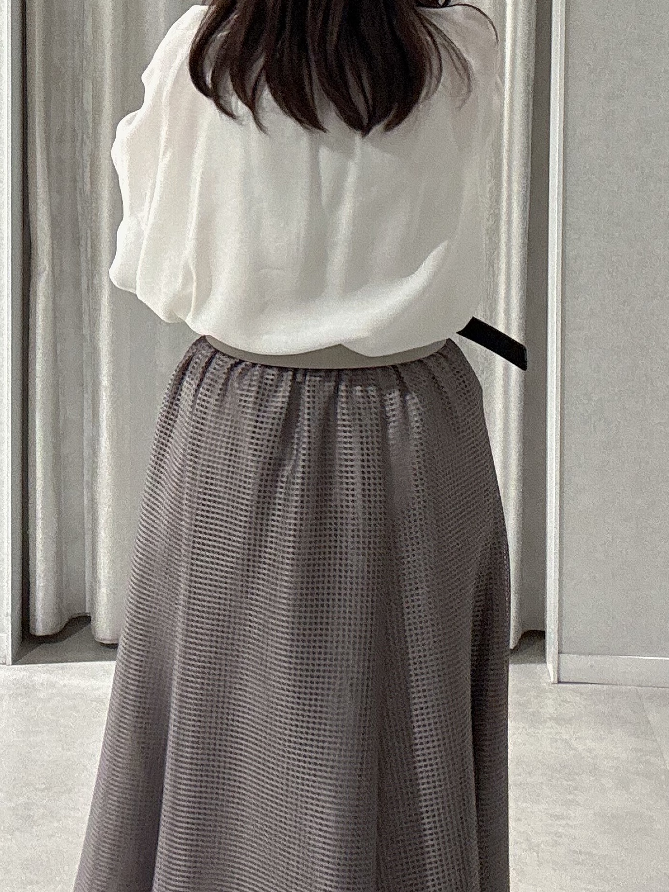 makiさんの「UNTITLED｜【9色展開/アンサンブル可】コットンクルーネックカーディガン」を使ったコーディネート
