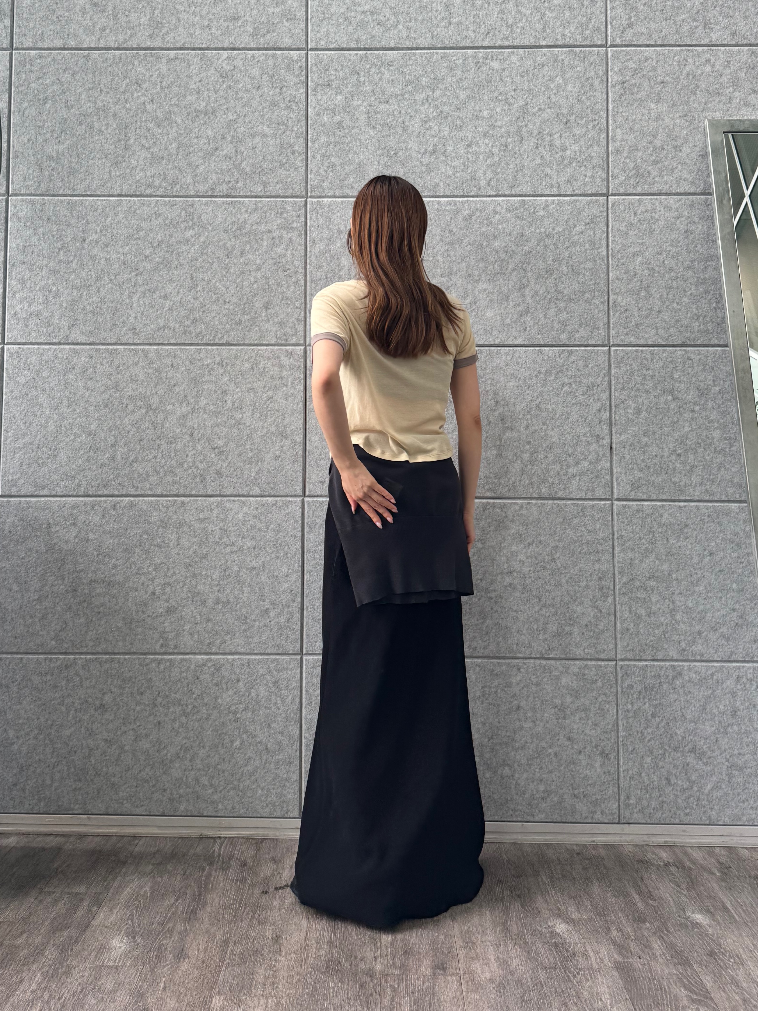 designer yukaさんの「CODE A｜sheer ringer tee」を使ったコーディネート