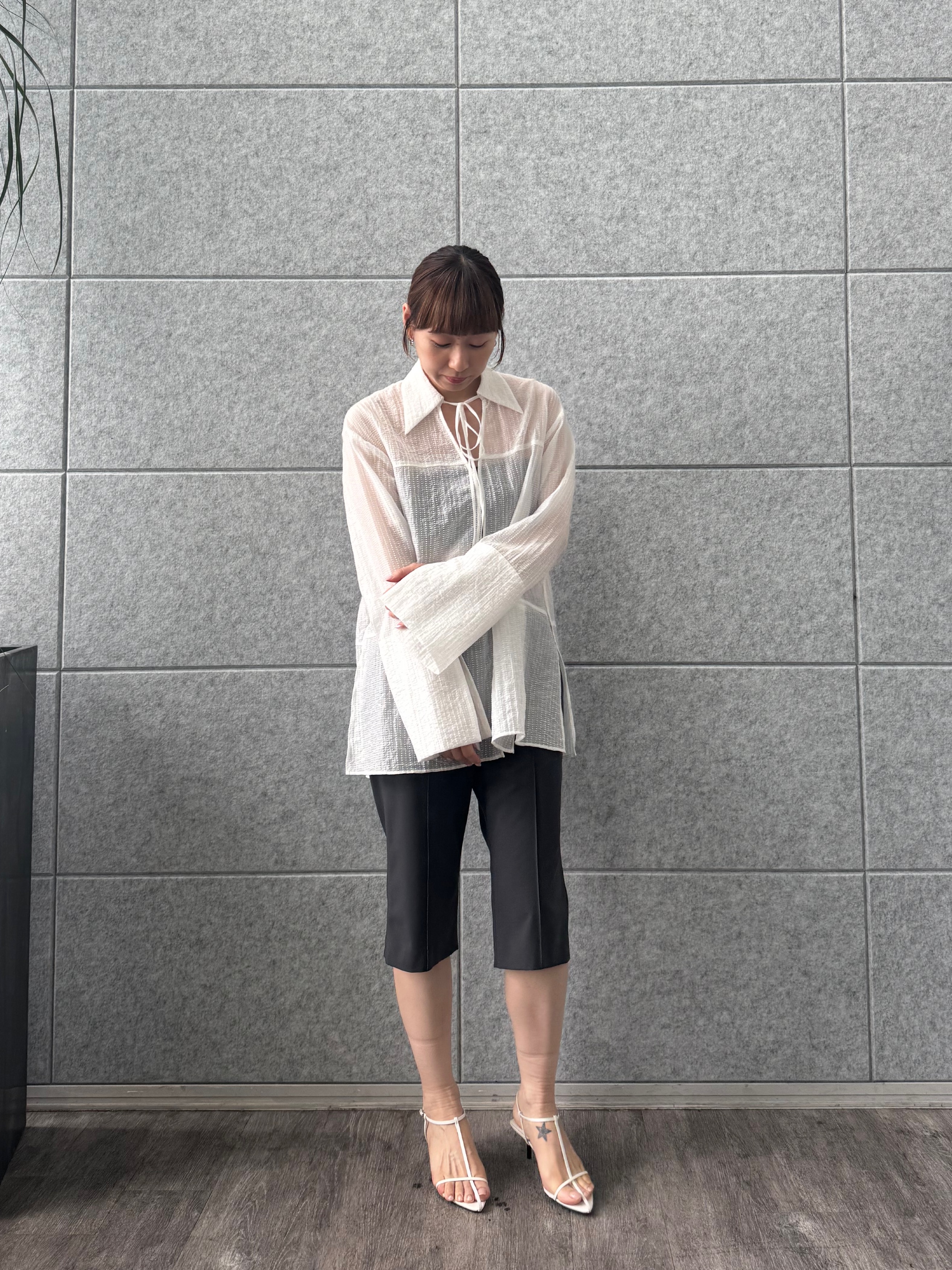 designer yukaさんの「CODE A｜cropped pants」を使ったコーディネート