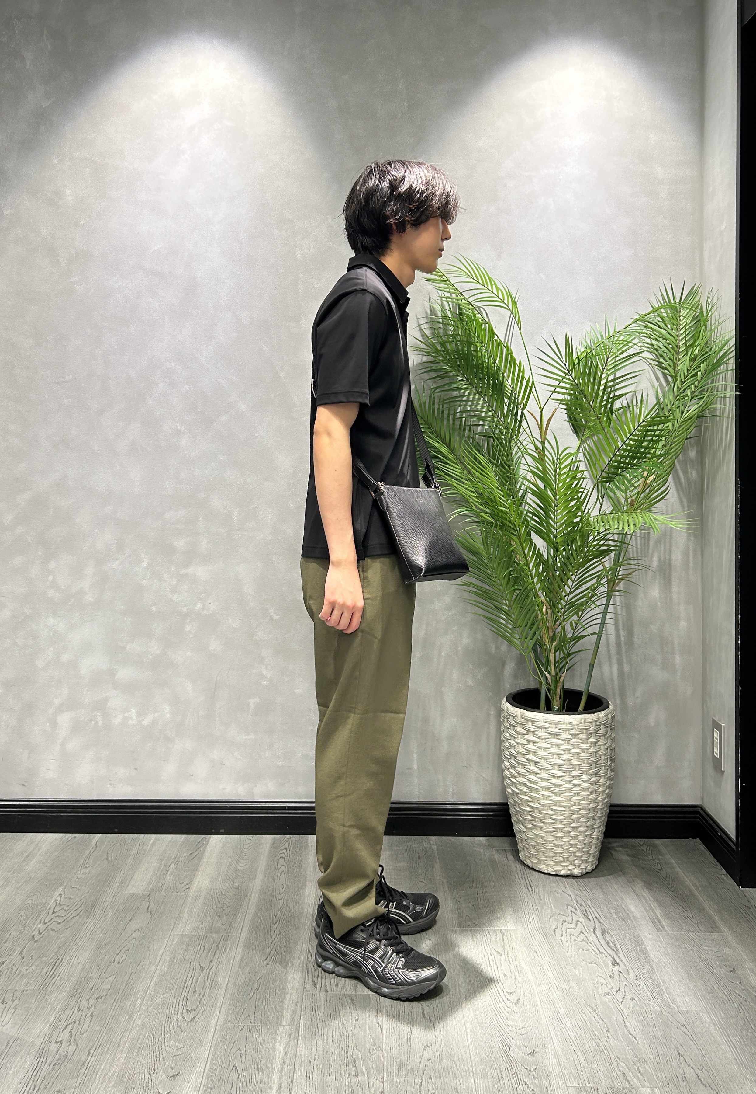 ruiさんの「TAKEO KIKUCHI｜【接触冷感】アイスクリアコットン ワンポイント ポロシャツ」を使ったコーディネート