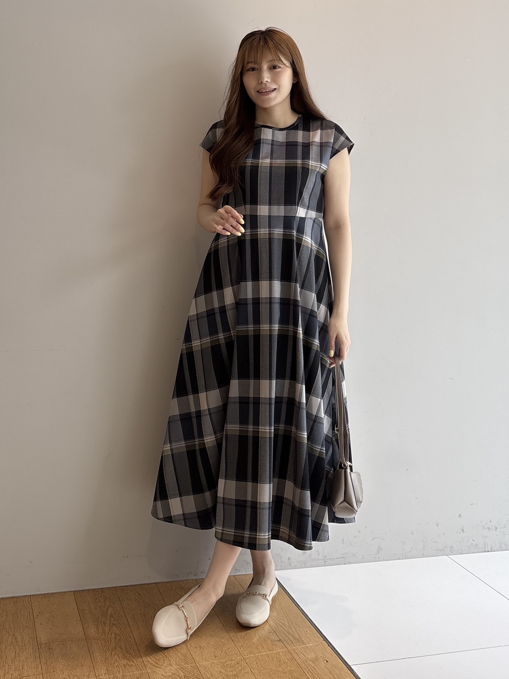 sayaさんの「grove｜【人間工学】洗えるニットビットローファー」を使ったコーディネート
