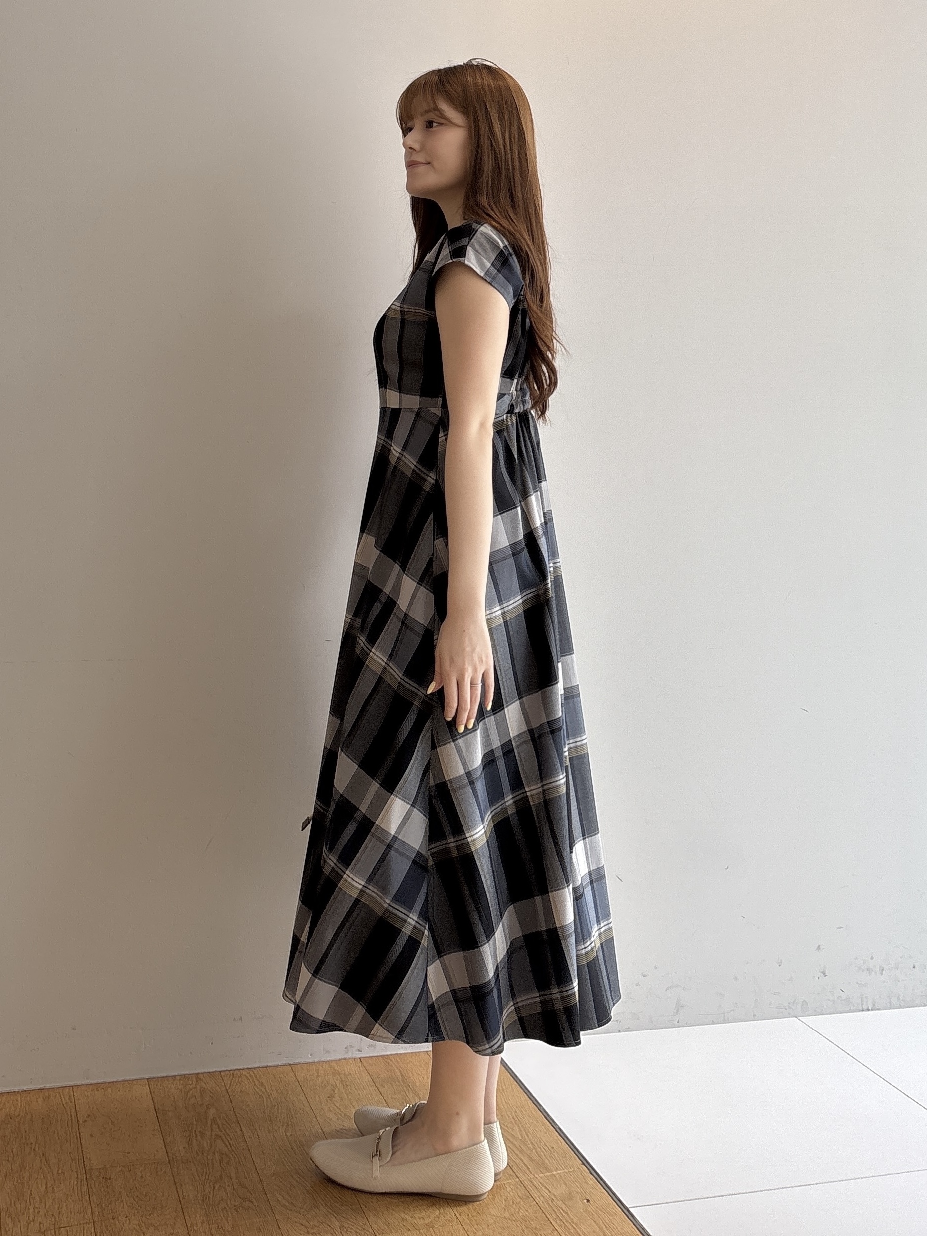 sayaさんの「grove｜【人間工学】洗えるニットビットローファー」を使ったコーディネート