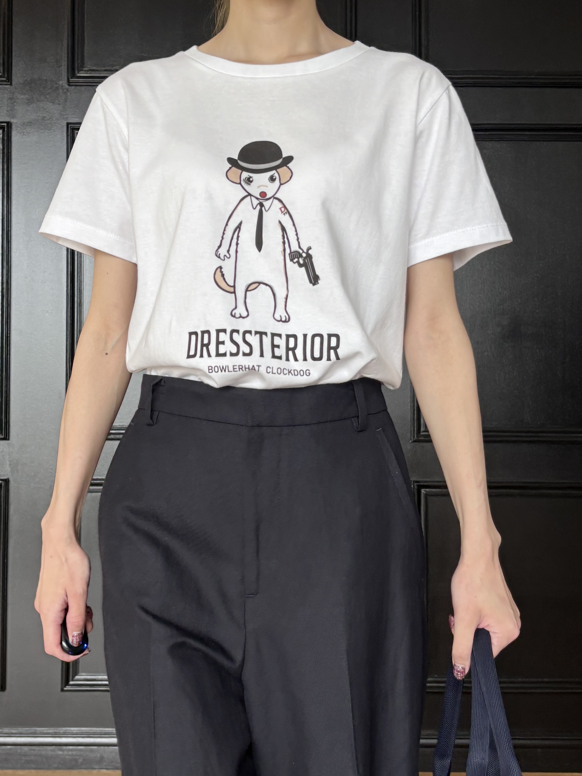 清水夏姫さんの「DRESSTERIOR｜【セットアップ可/ウォッシャブル】リネンブレンドワイドパンツ」を使ったコーディネート