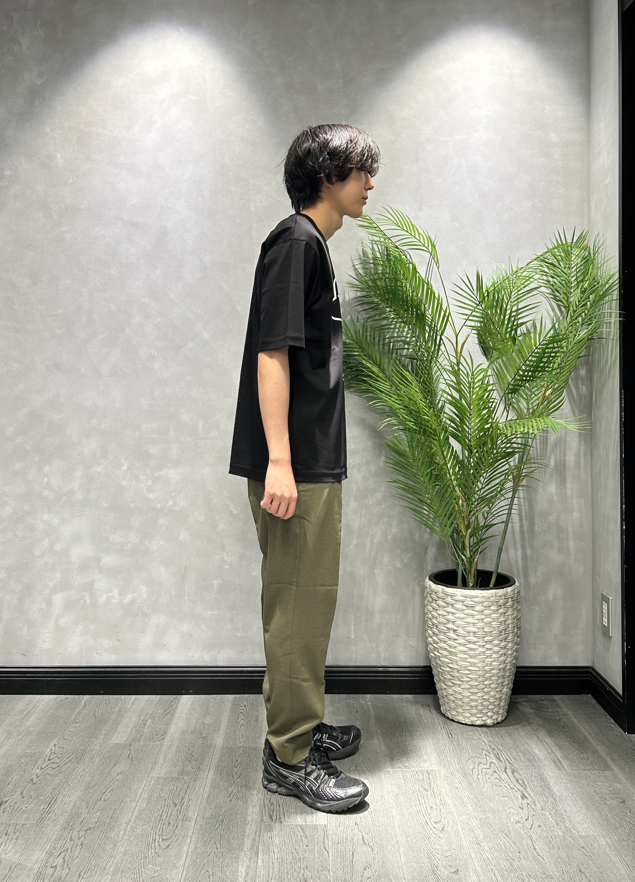 ruiさんの「TAKEO KIKUCHI｜【BOWLER HAT LABEL】アイスクリアコットン ワンストローク 半袖Tシャツ」を使ったコーディネート