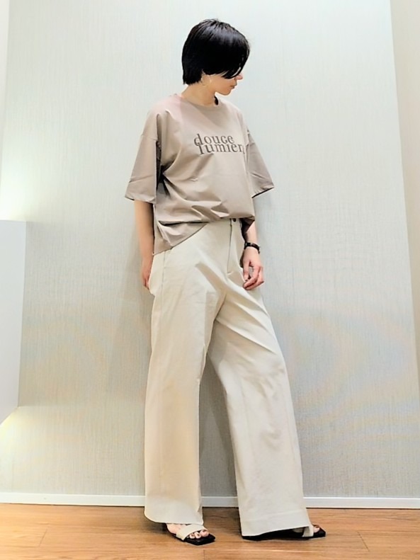 ミズタさんの「UNTITLED｜コットンロゴTシャツ」を使ったコーディネート