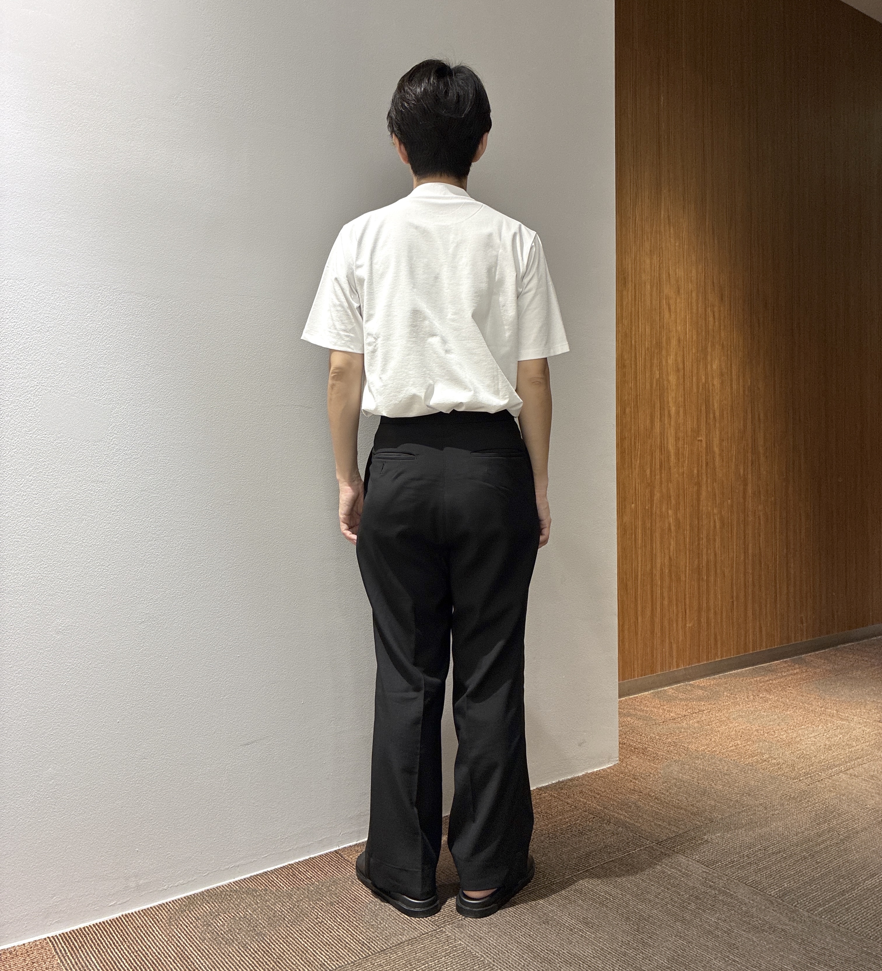 わいずみさんの「TAKEO KIKUCHI｜播州織り 千鳥 半袖シャツ」を使ったコーディネート