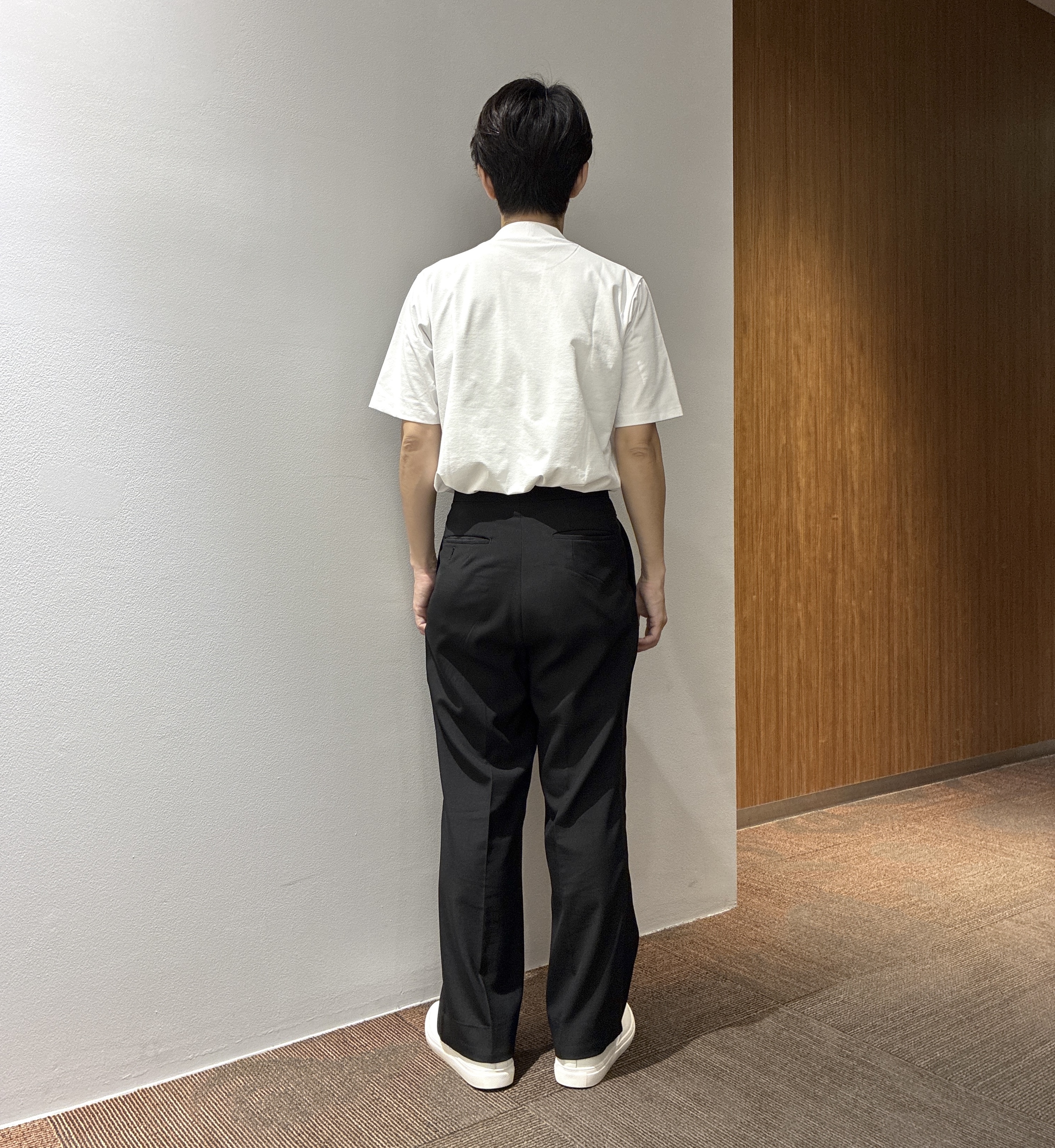 わいずみさんの「TAKEO KIKUCHI｜【抗菌防臭】バーズアイメッシュノーカラージャケット」を使ったコーディネート