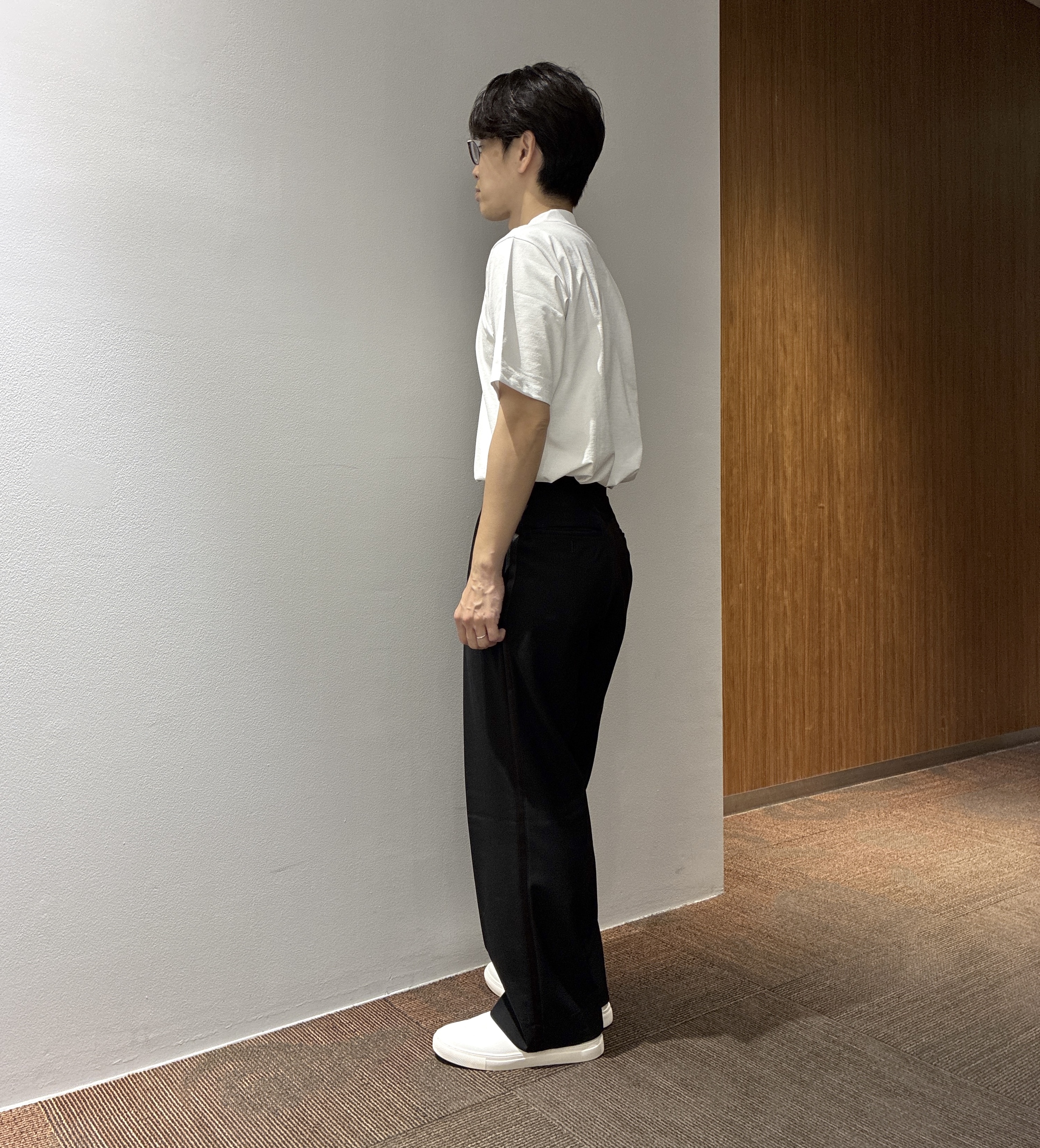 わいずみさんの「TAKEO KIKUCHI｜【抗菌防臭】バーズアイメッシュノーカラージャケット」を使ったコーディネート
