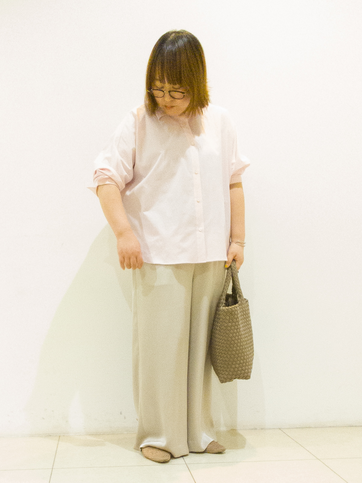 takedaさんの「UNTITLED｜【接触冷感/吸水速乾/UVカット】ドルマンスリーブシャツ」を使ったコーディネート