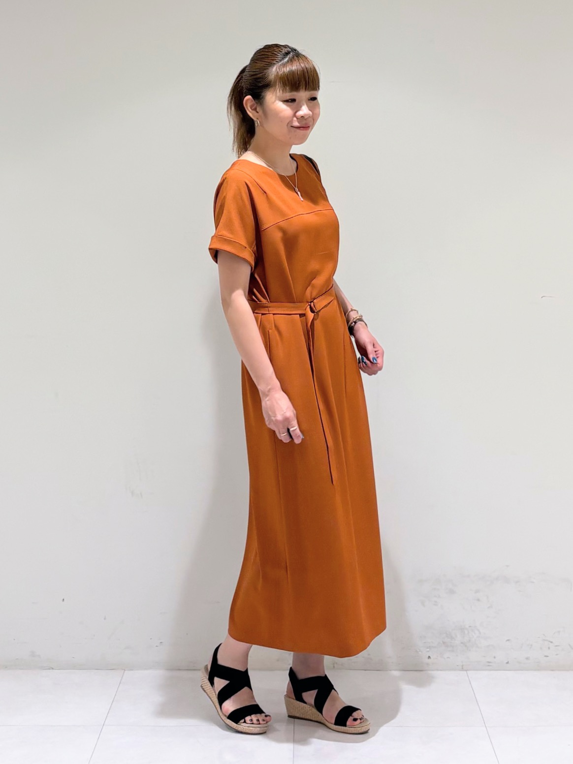 tsuyuさんの「INDIVI｜【バリエ豊富】デザインワントップネックレス」を使ったコーディネート