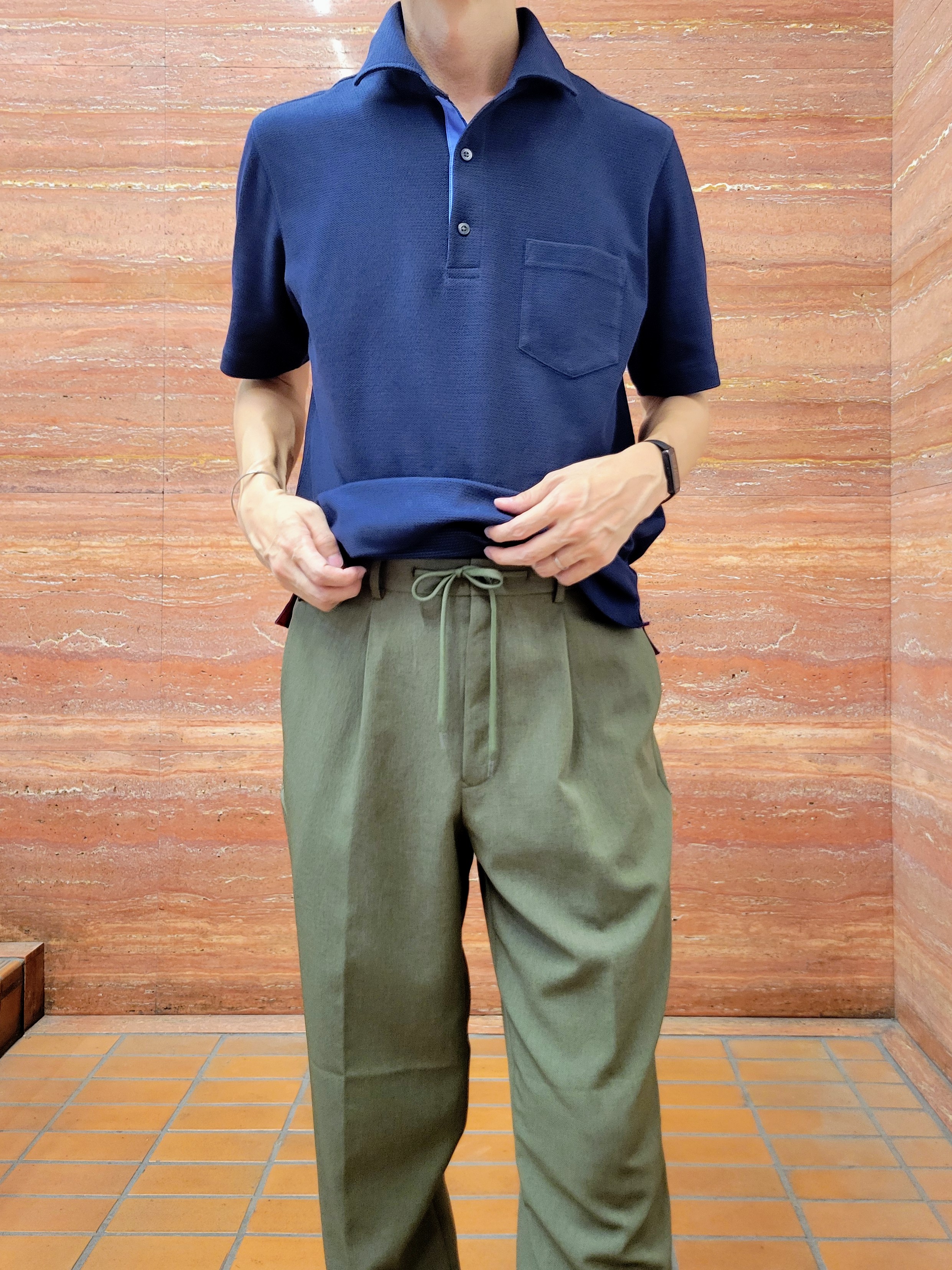 piroyaさんの「TAKEO KIKUCHI｜【抗菌防臭】ステイフレッシュ ポロシャツ」を使ったコーディネート