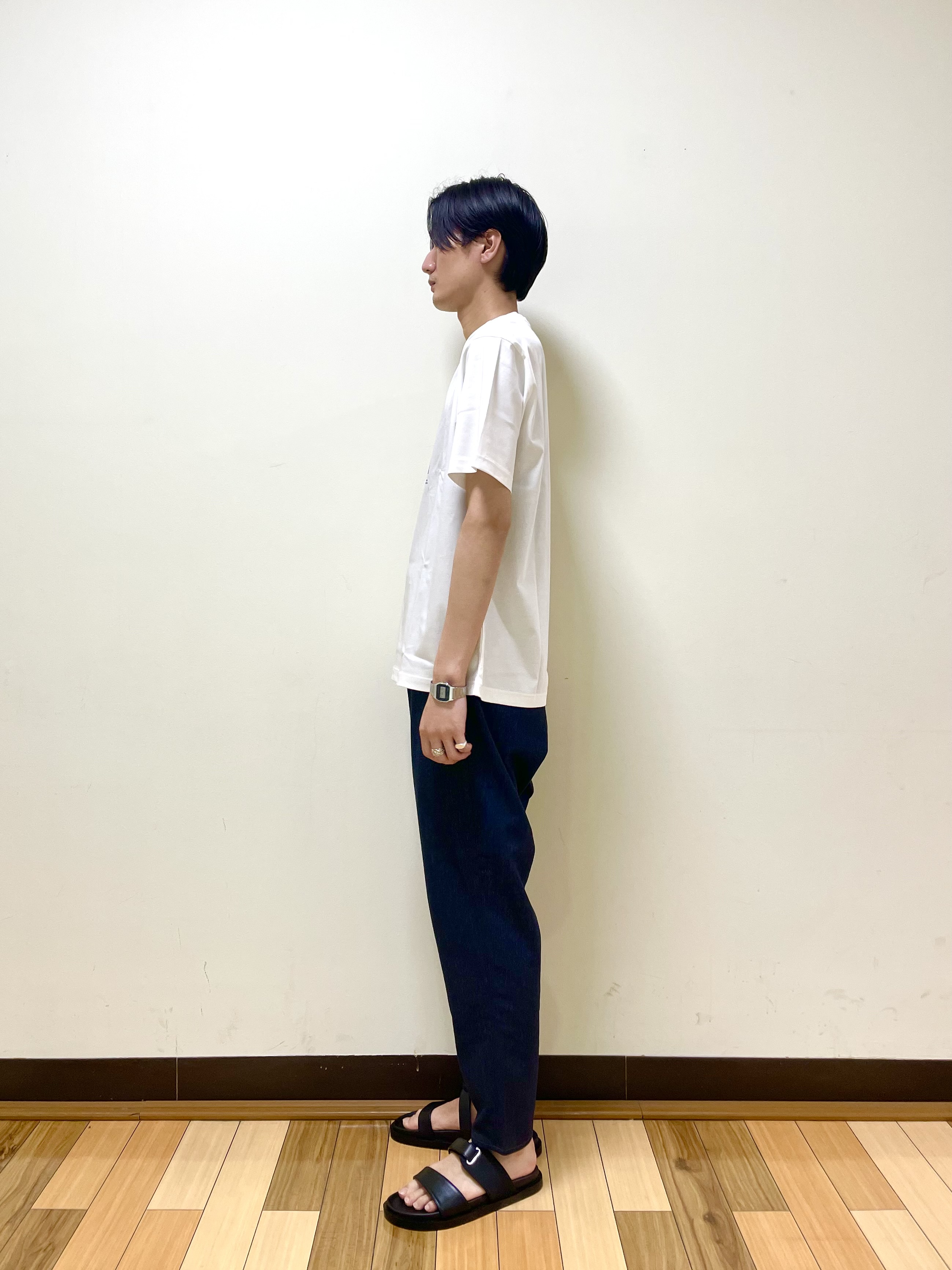Seiyaさんの「TAKEO KIKUCHI｜【接触冷感】ハイブリッド リネン 七分袖シャツ」を使ったコーディネート