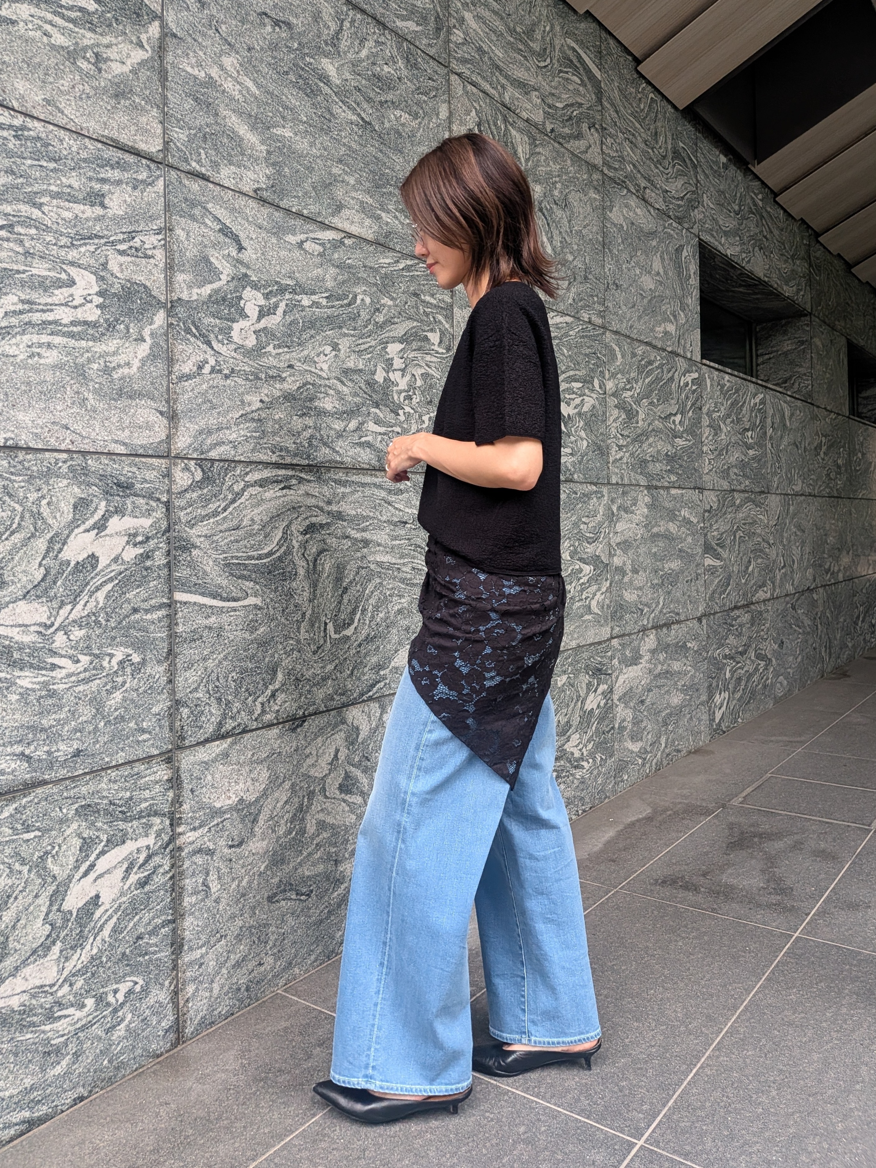Aさんの「UNTITLED｜【追加/人気デニム】MAKE&times;DENIM WIDE」を使ったコーディネート
