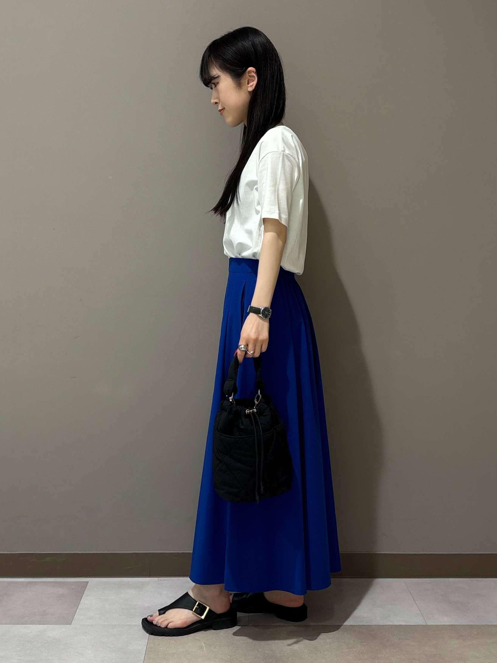 KEIKOさんの「INDIVI｜【UVケア／選べるグラフィック】スムースジャージTシャツ」を使ったコーディネート