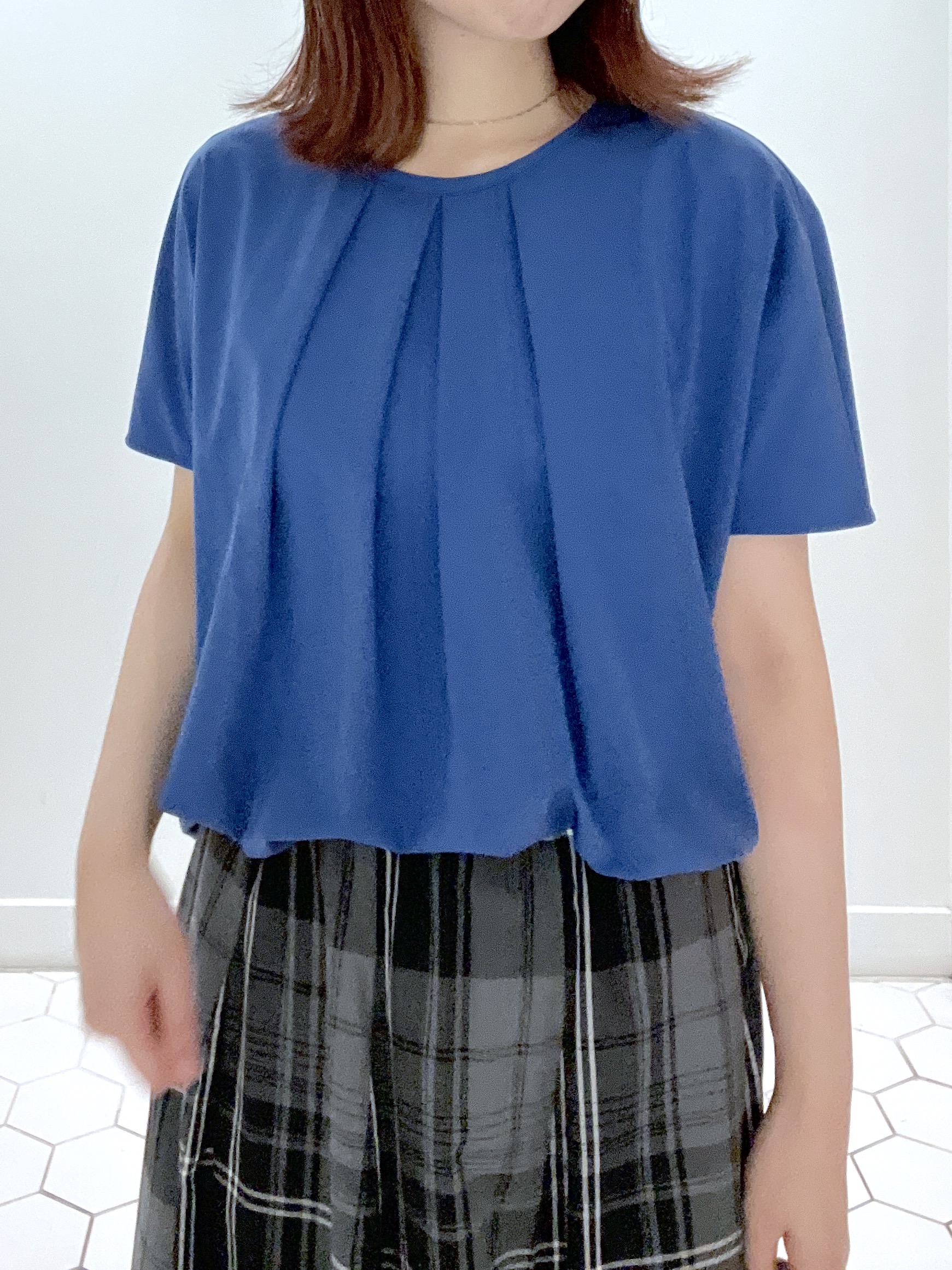 Makinoさんの「Dessin｜【接触冷感/UVカット】ドレープタックブラウス」を使ったコーディネート