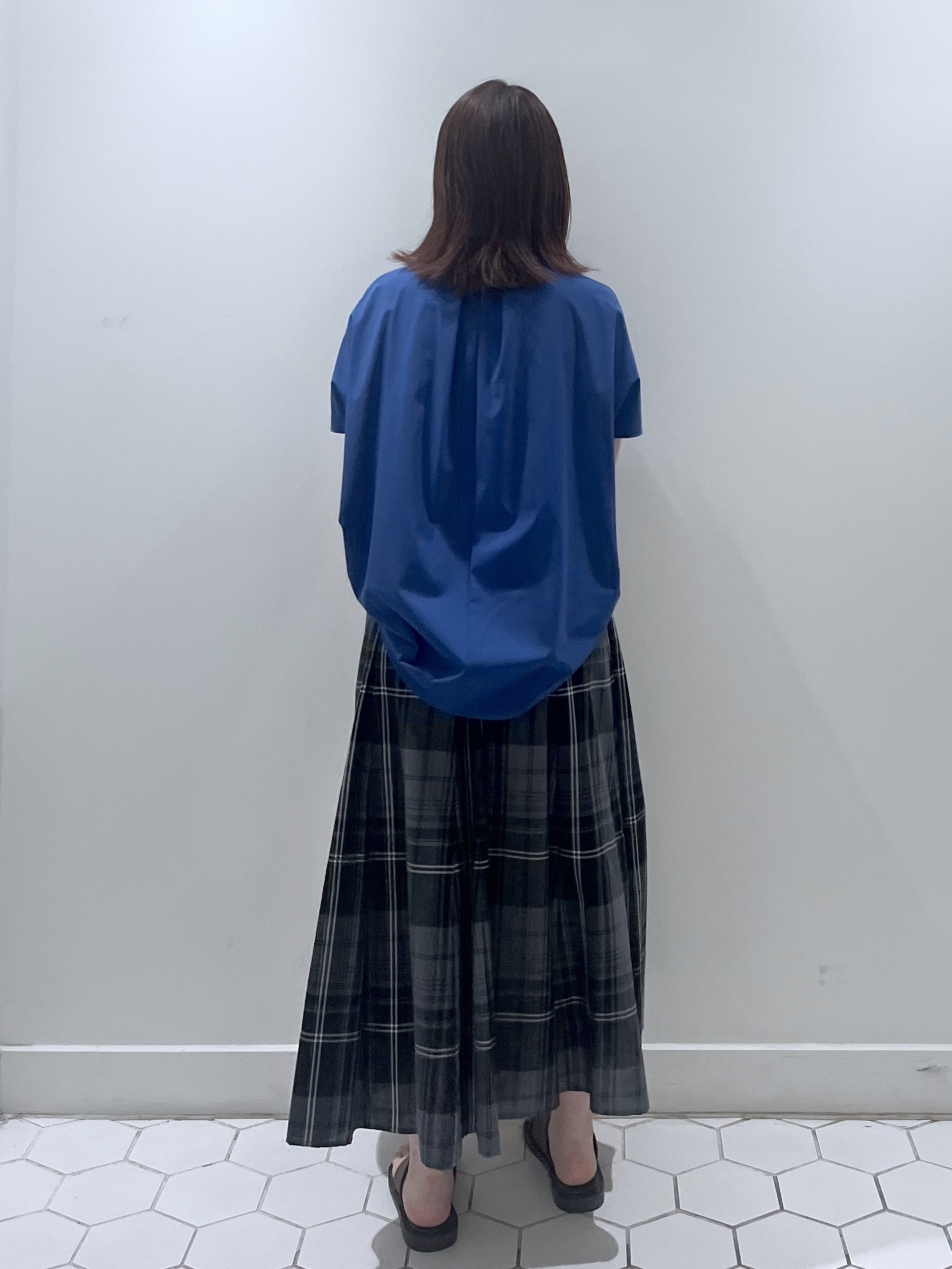 Makinoさんの「Dessin｜【接触冷感/UVカット】ドレープタックブラウス」を使ったコーディネート