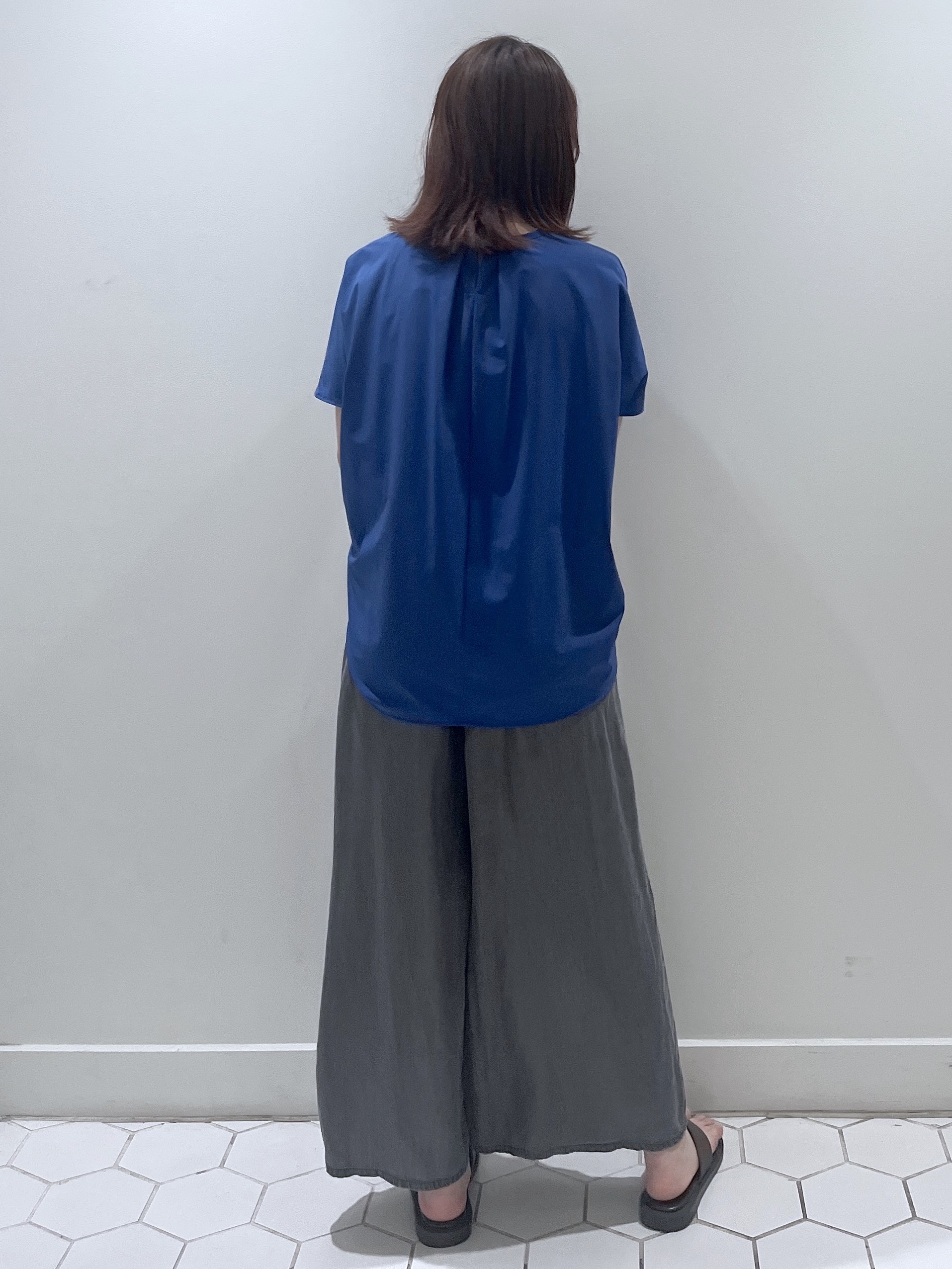 Makinoさんの「Dessin｜【接触冷感/UVカット】ドレープタックブラウス」を使ったコーディネート