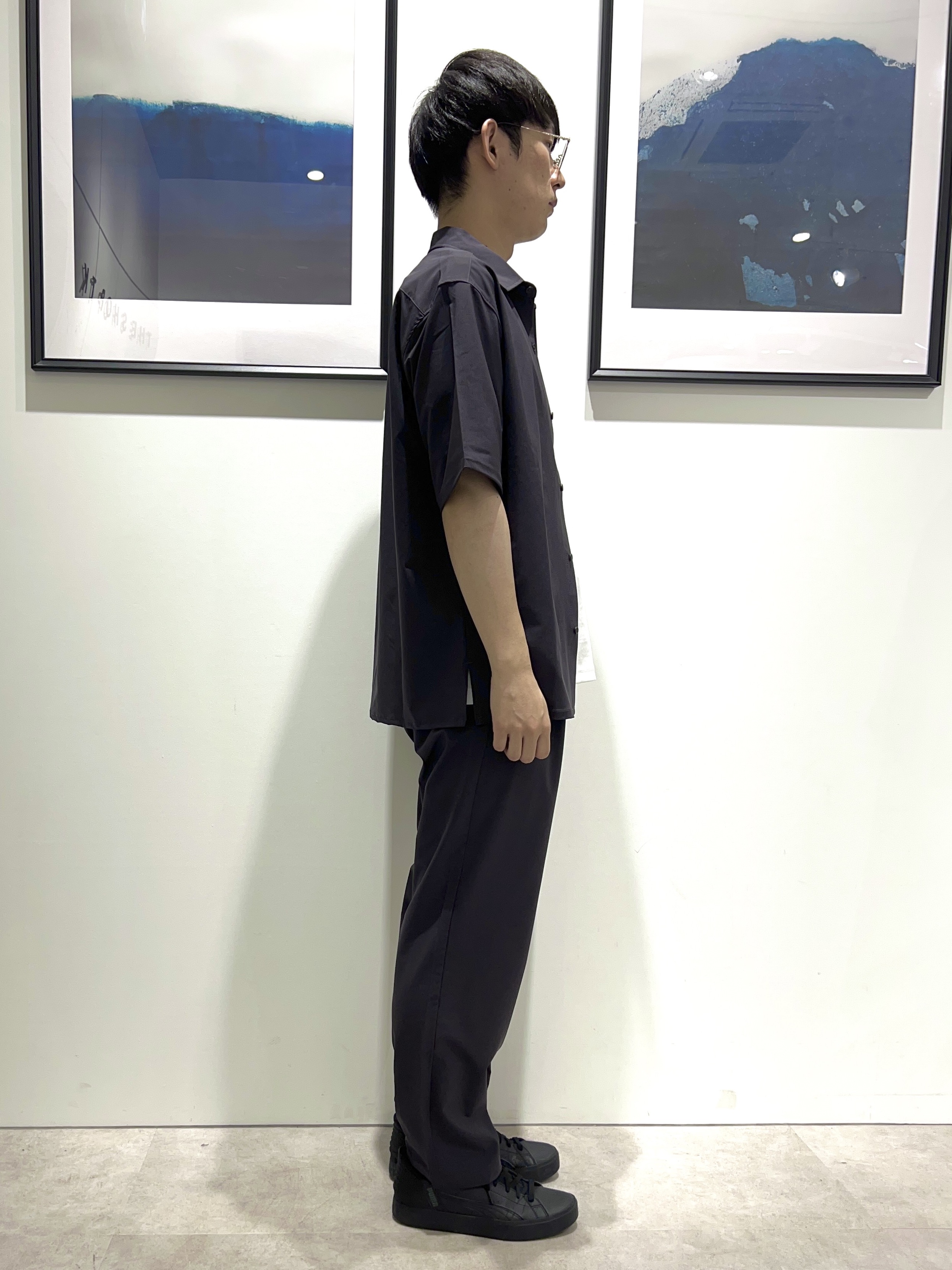 。さんの「THE SHOP TK｜クールウェザー 半袖シャツ 接触冷感／洗濯機OK／セットアップ可」を使ったコーディネート