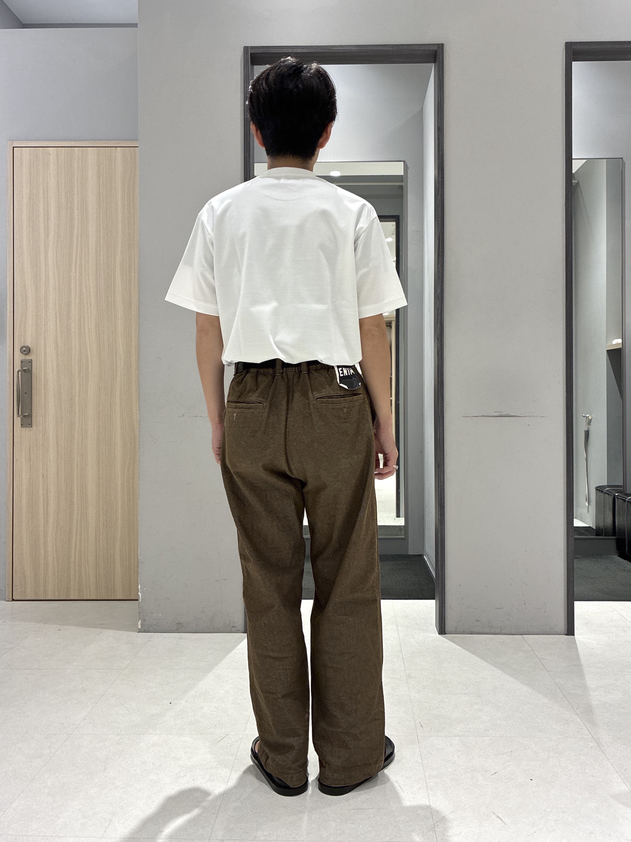 わいずみさんの「TAKEO KIKUCHI｜【接触冷感】ハイブリッド リネン 七分袖シャツ」を使ったコーディネート