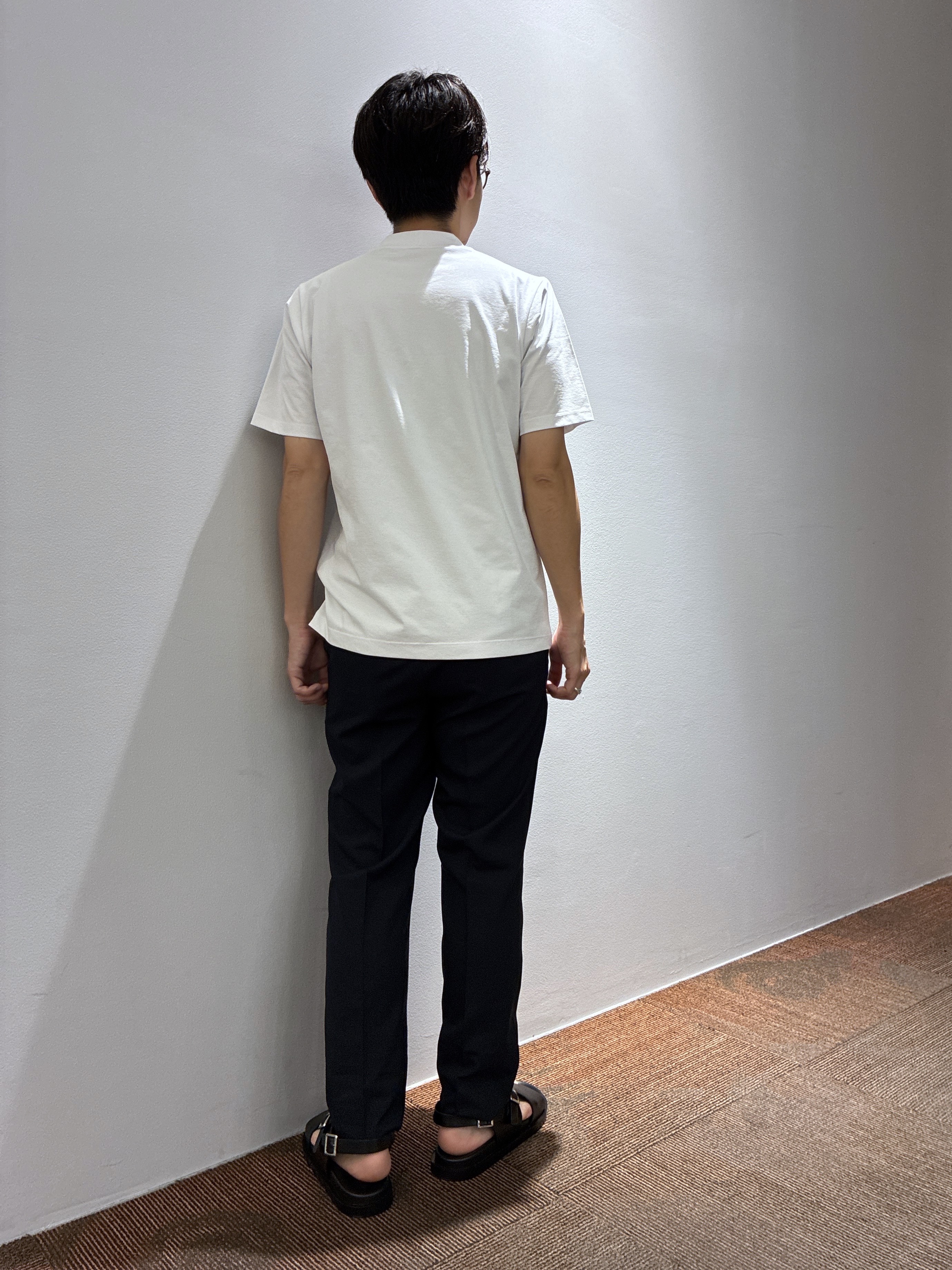 わいずみさんの「TAKEO KIKUCHI｜【接触冷感】ハイブリッド リネン 七分袖シャツ」を使ったコーディネート
