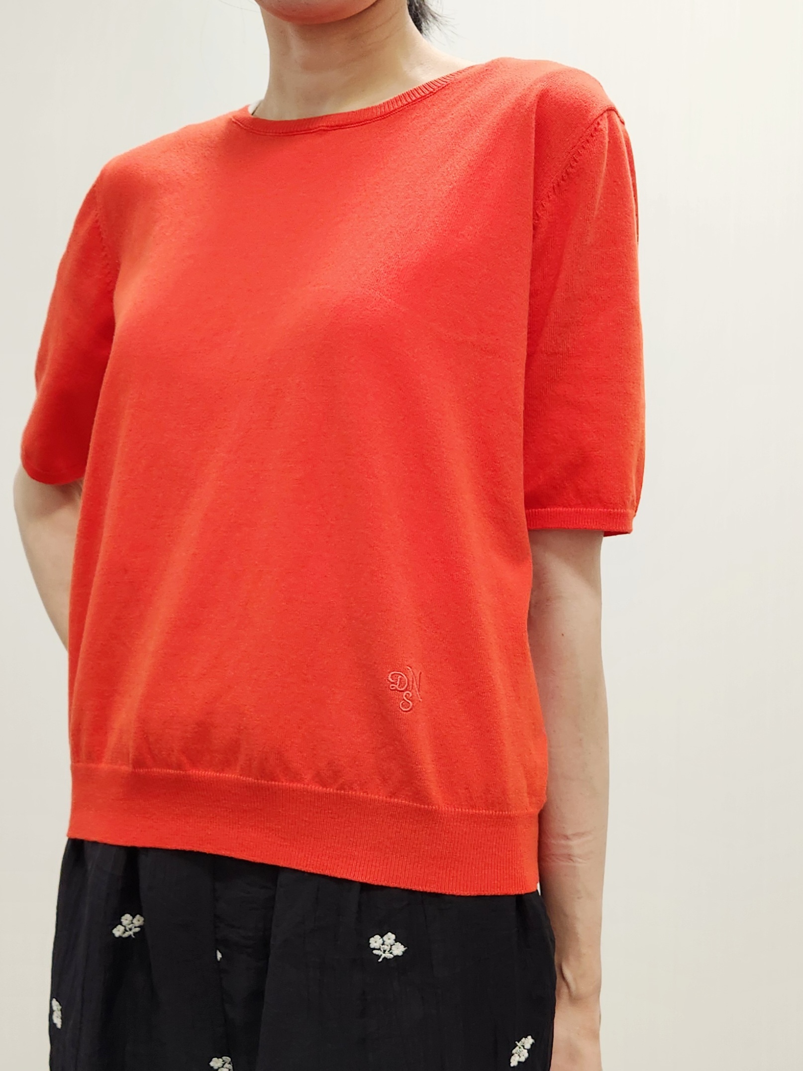 naraさんの「Dessin｜【9色展開/接触冷感/UVカット】ドライタッチサマーニットT」を使ったコーディネート