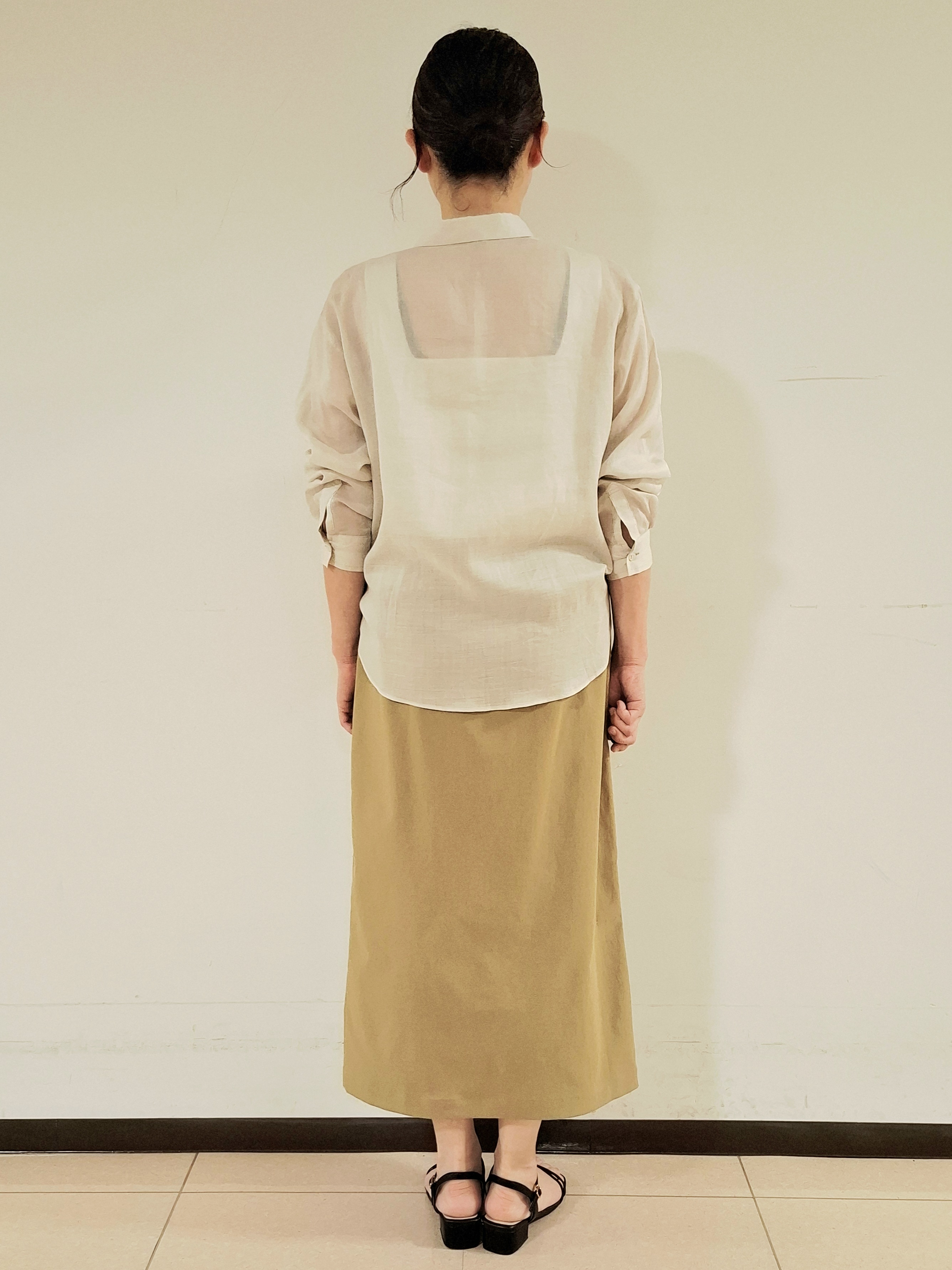 ねぎさんの「UNTITLED｜【古畑星夏さん着用/接触冷感】ドライタッチシャツ」を使ったコーディネート