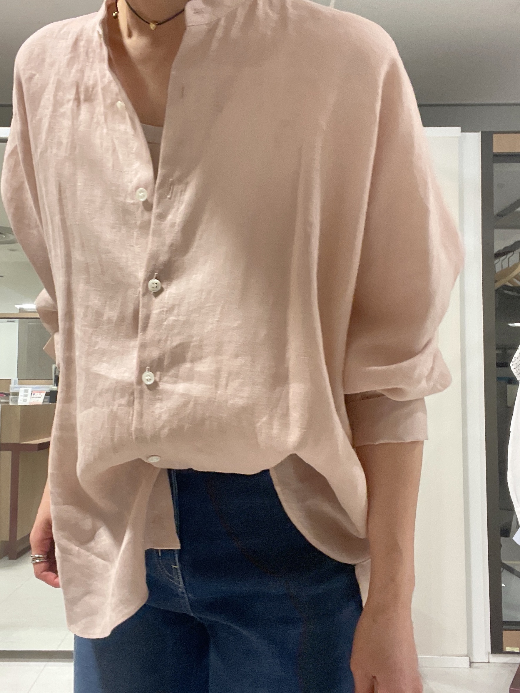 IWAMOさんの「UNTITLED｜【麻100】リネンドルマンシャツ」を使ったコーディネート