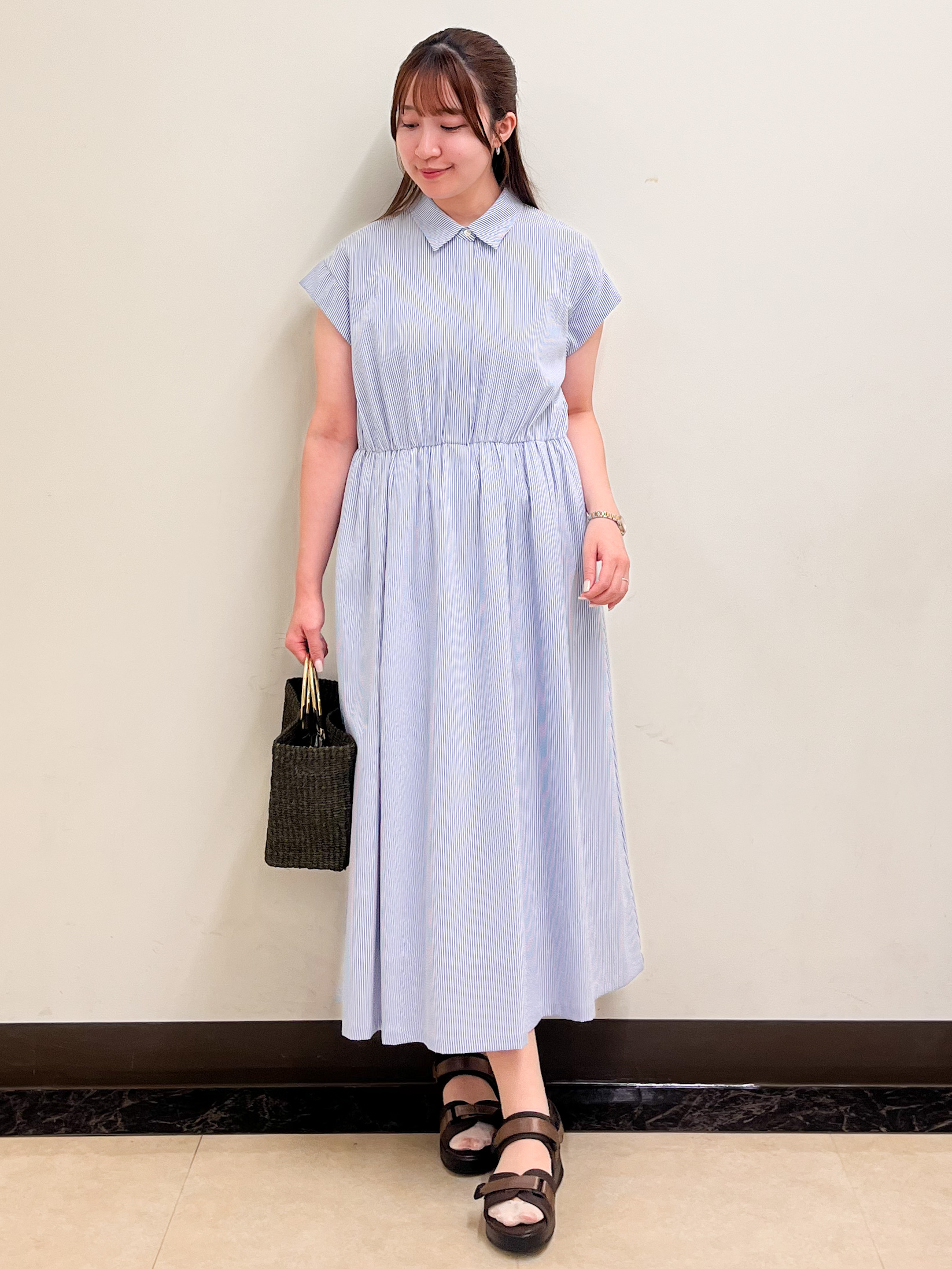 mikikoさんの「Reflect｜シルバービーズショートネックレス」を使ったコーディネート