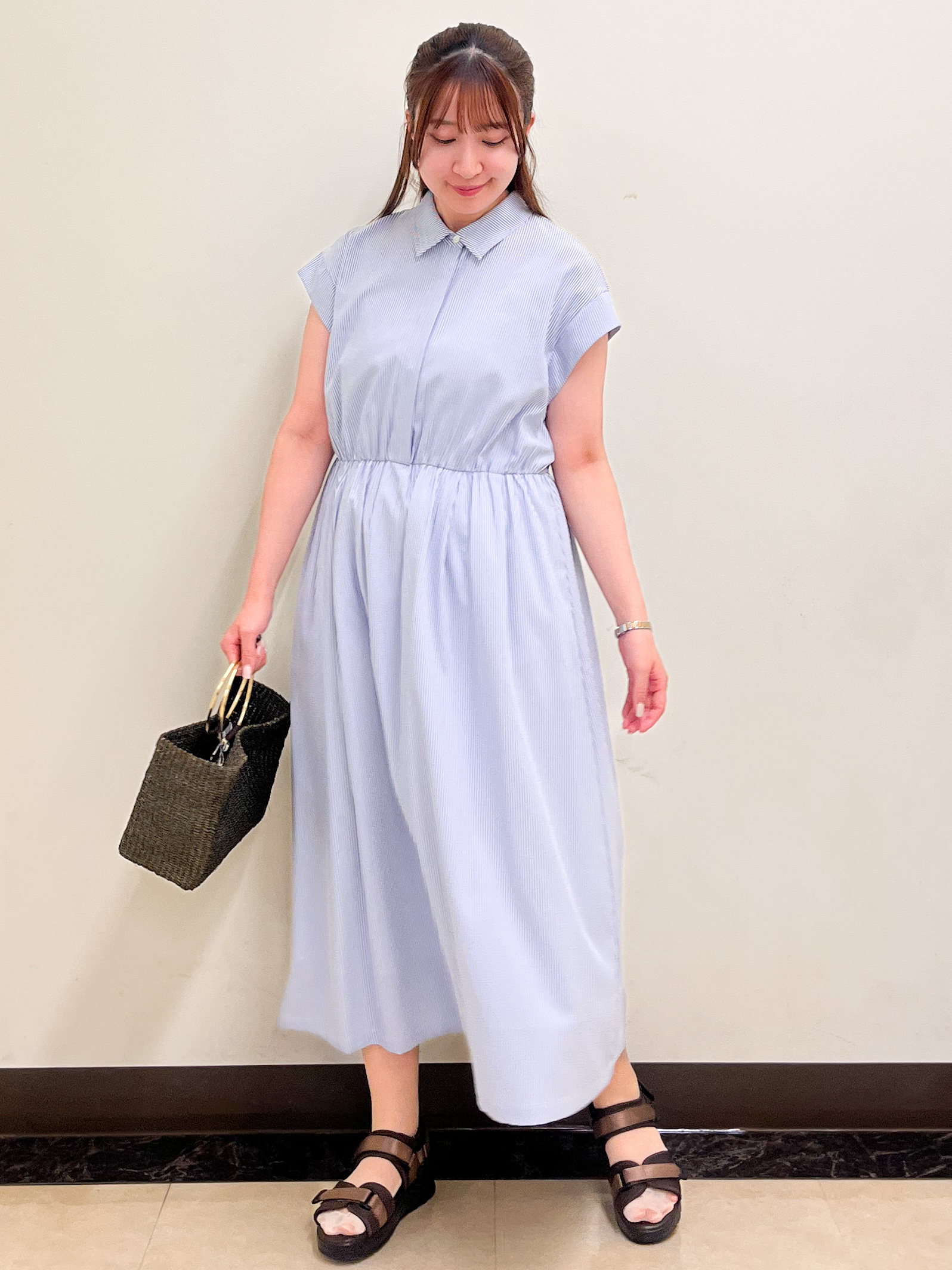 mikikoさんの「Reflect｜シルバービーズショートネックレス」を使ったコーディネート