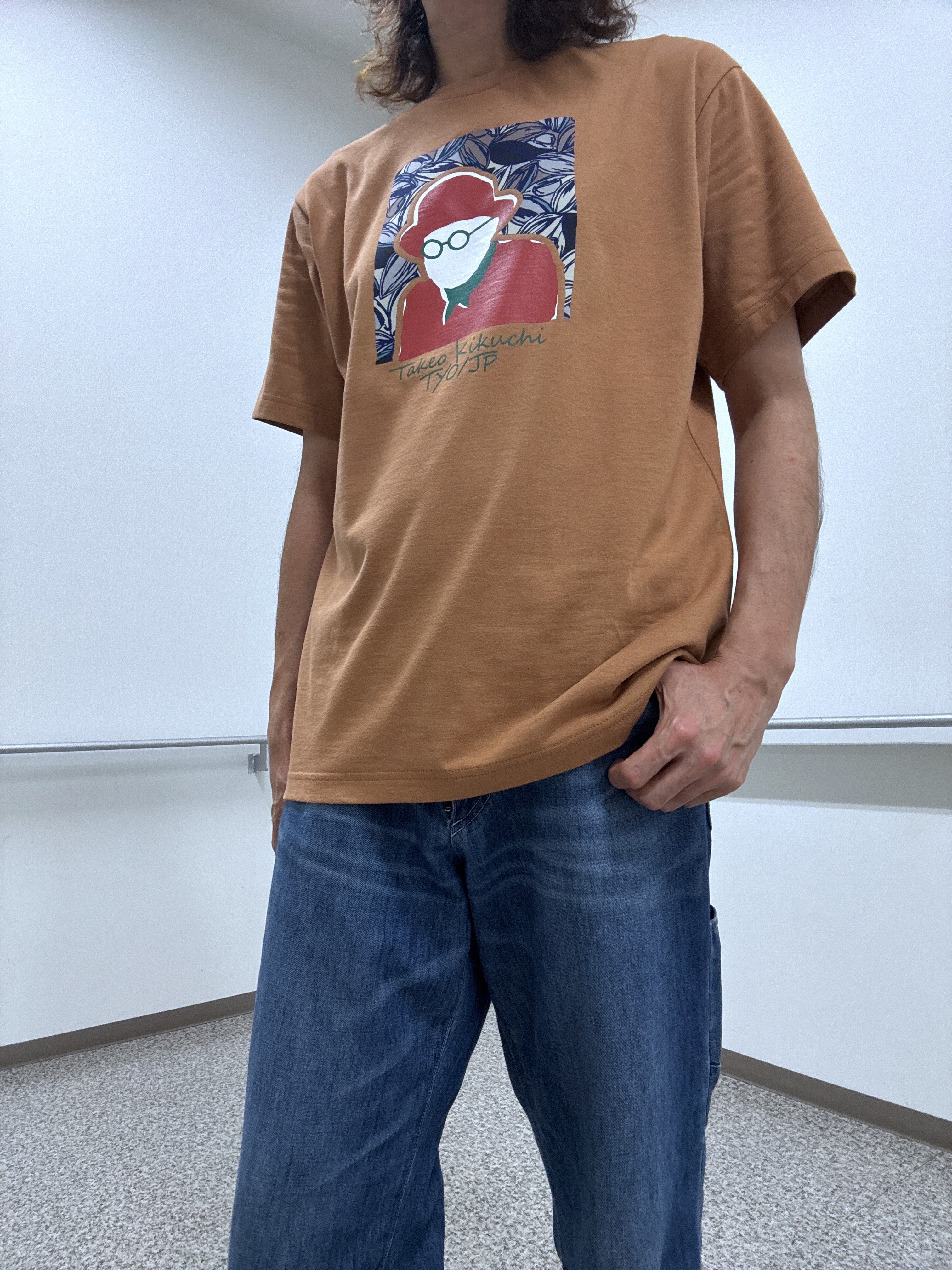 おーのさんの「TAKEO KIKUCHI｜ポートレートアートＴシャツ」を使ったコーディネート