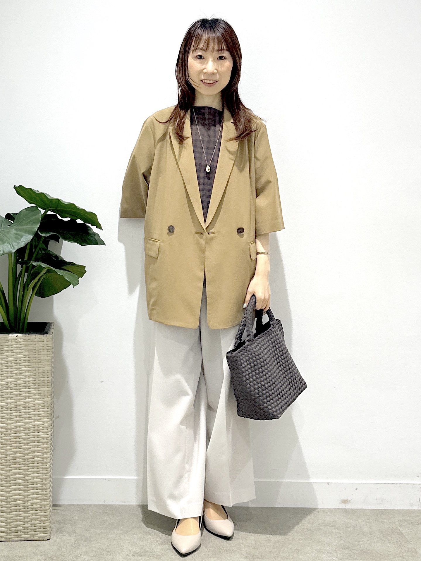 Miwaさんの「UNTITLED｜【ステンレスチェーン】馬蹄チャームトップ」を使ったコーディネート